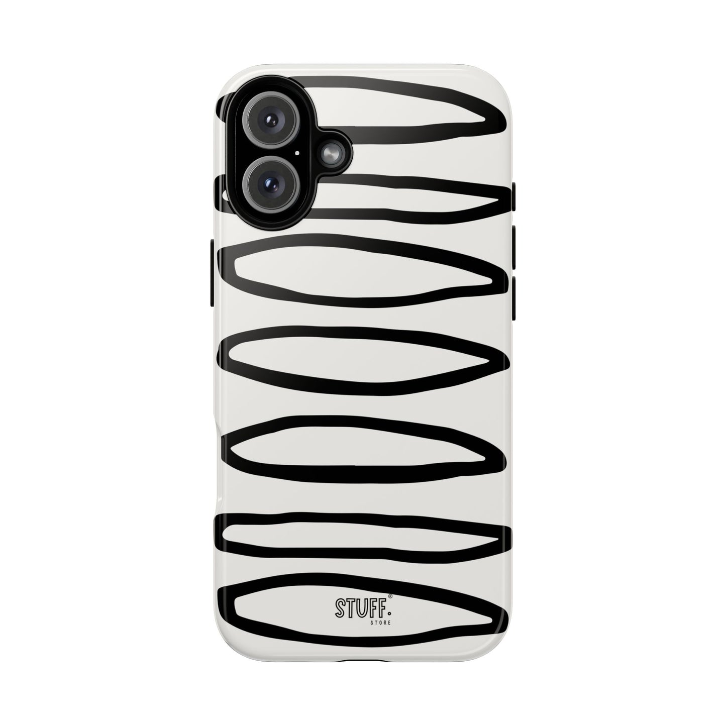 Loopy Case | Coque résistante double protection - Motif cercles abstraits