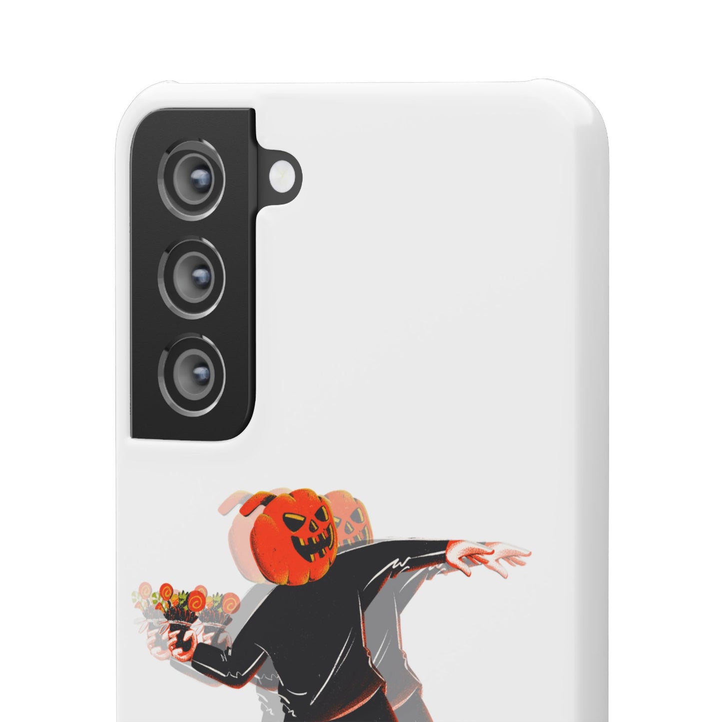 Pumpksy | Coque snap légère et résistante inspiration Banksy – Blanc