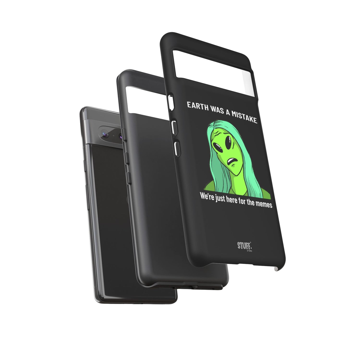 Meme Liking Alien Case | Coque résistante double protection pour les amateurs de Pop Culture