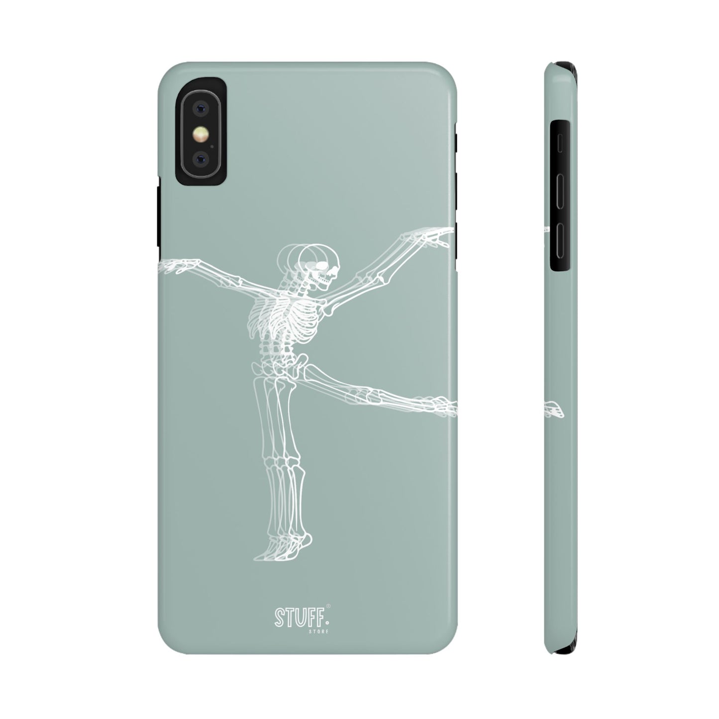 Bone-a-Rina | Coque slim durable et anti-chocs avec Design de Squelette Ballerine