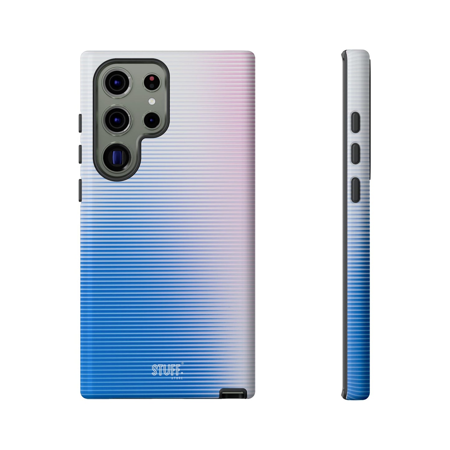 Gradient Case | Coque résistante double protection anti-choc - Dégradé Bleu & Rose