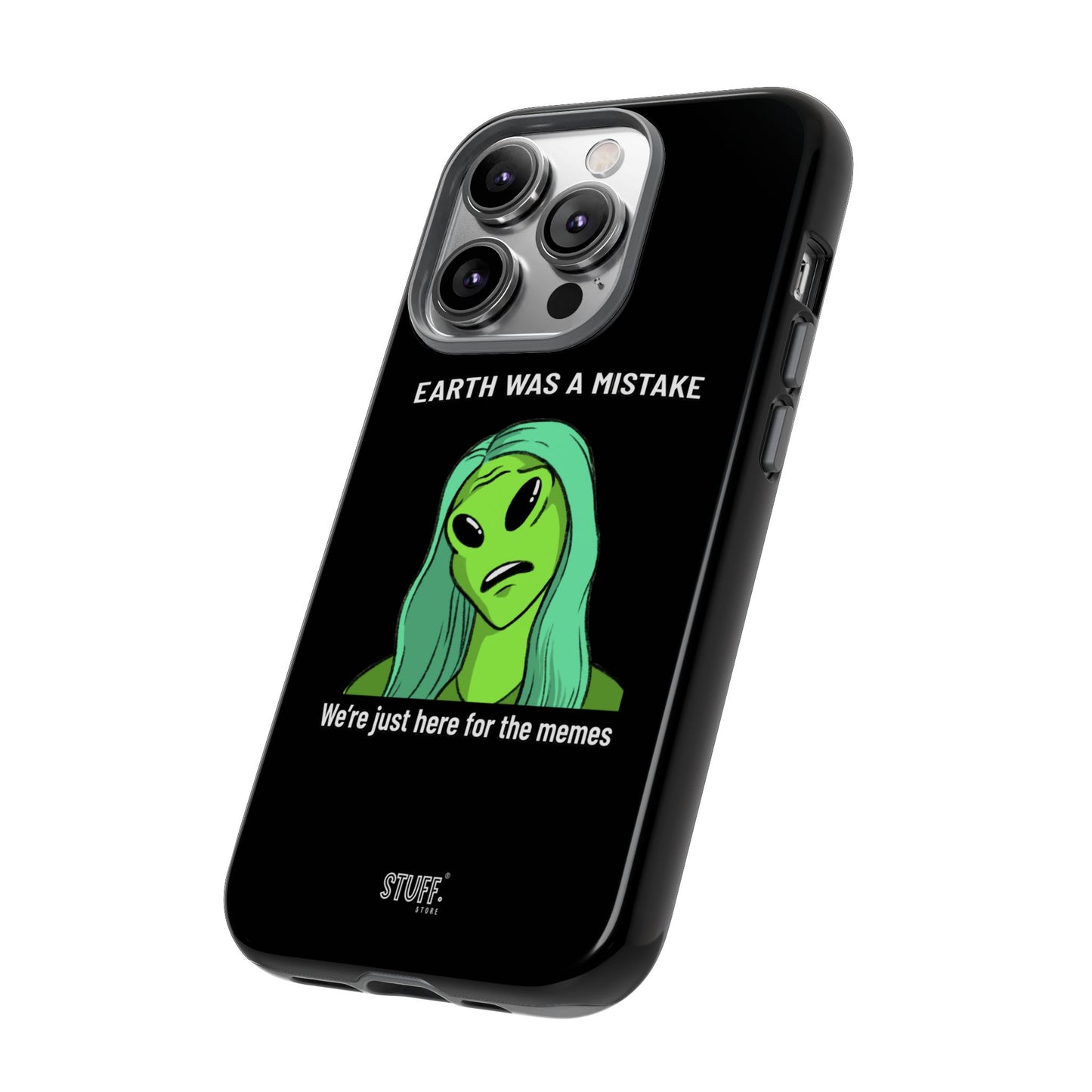 Meme Liking Alien Case | Coque résistante double protection pour les amateurs de Pop Culture
