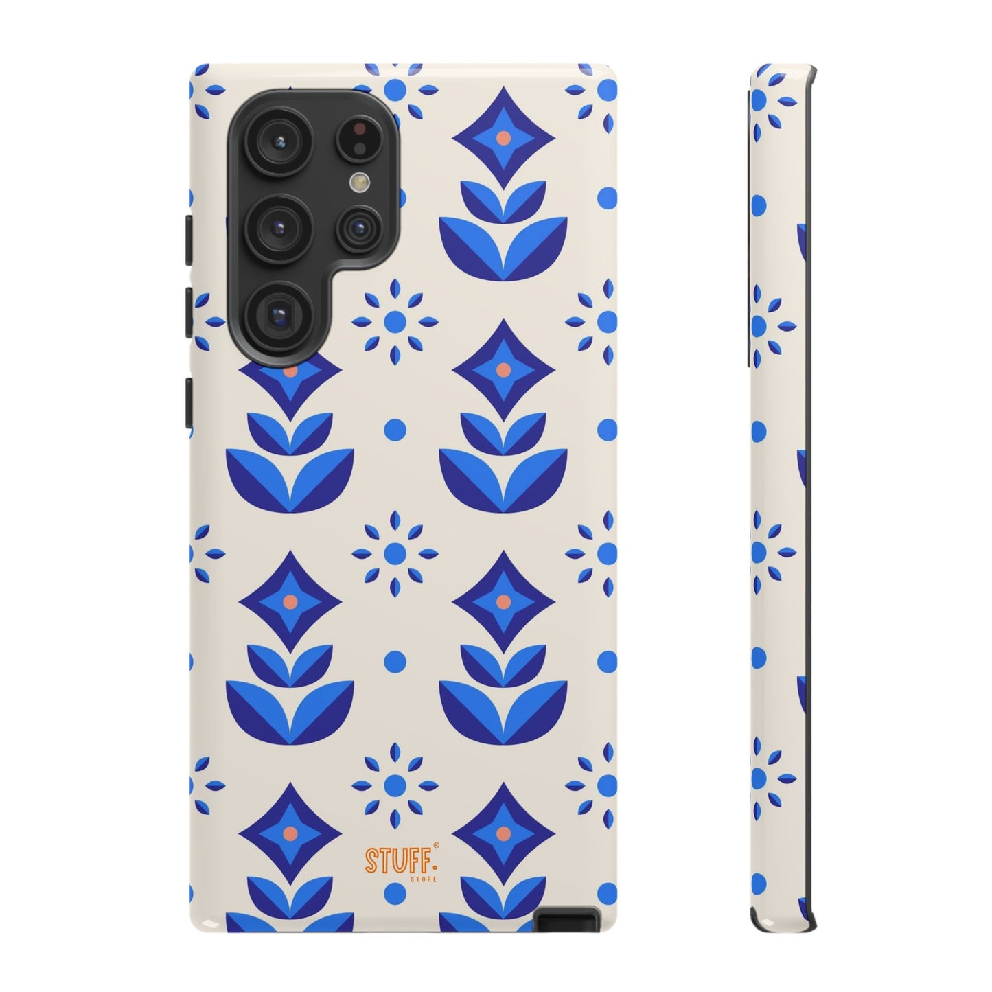 Floral Case | Coque résistante double protection avec Design Fleuri