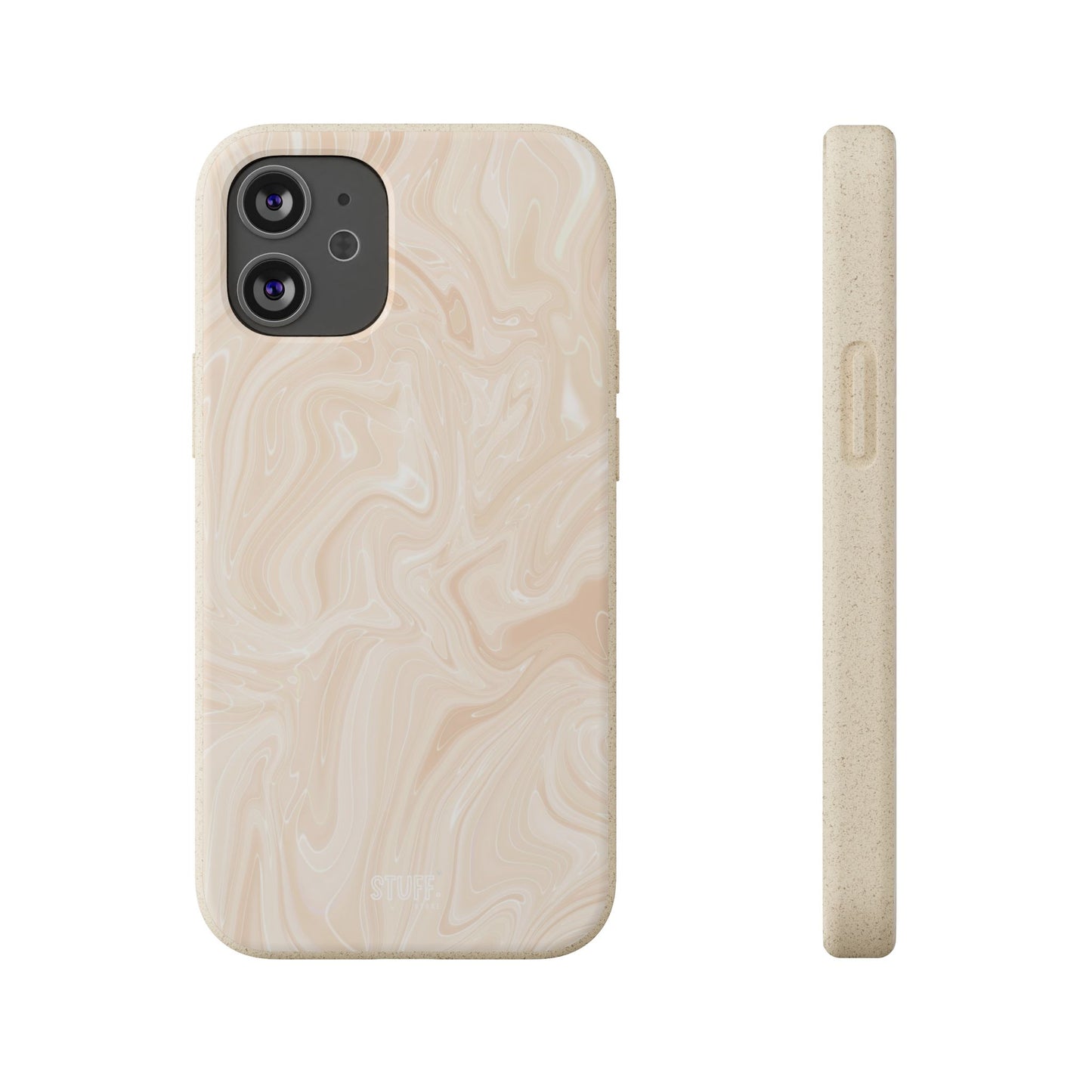 Liquid Marble Case | Coque Eco-Friendly en Bambou et Bioplastique Effet Marbré - Disponible avec Emballage Cadeau