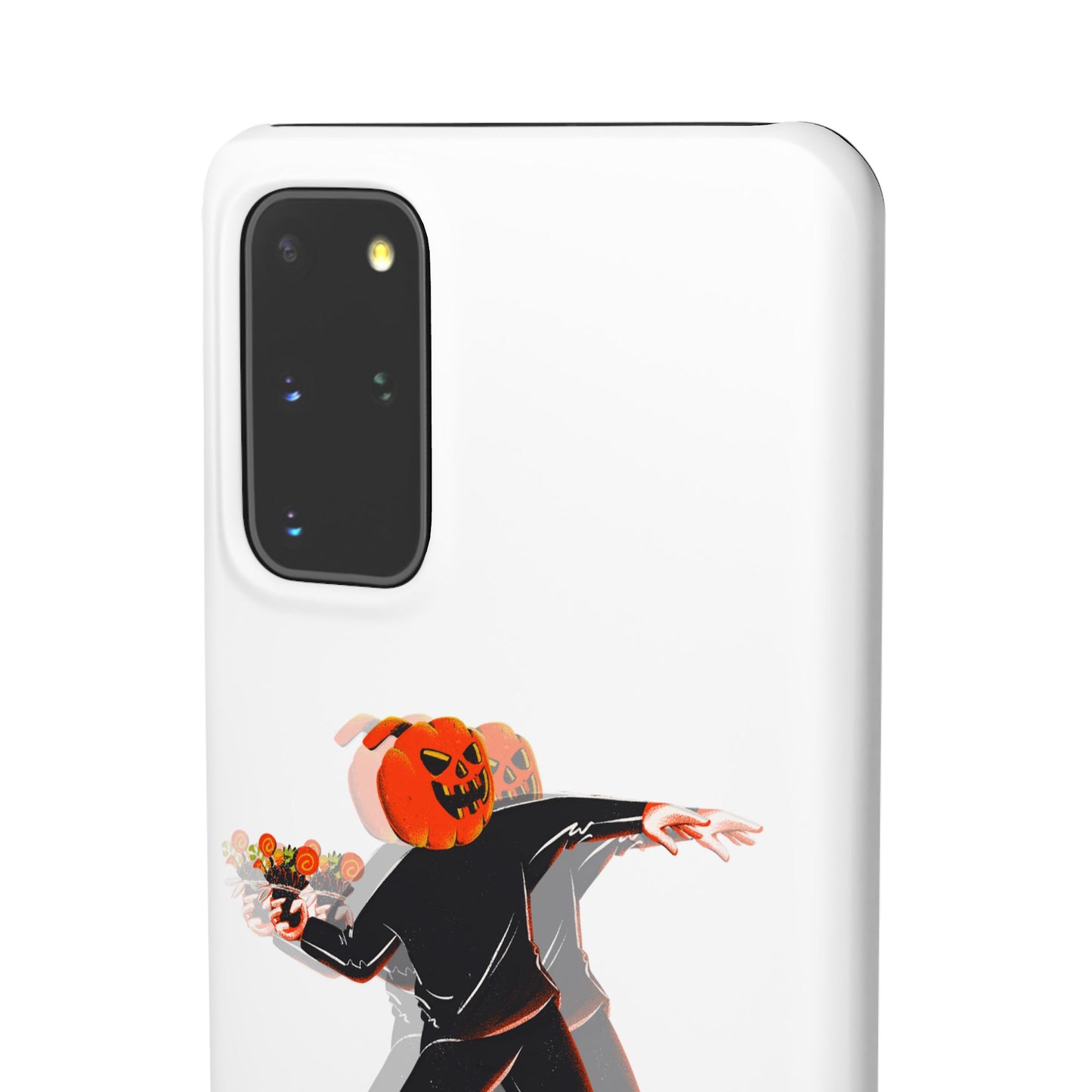 Pumpksy | Coque snap légère et résistante inspiration Banksy – Blanc