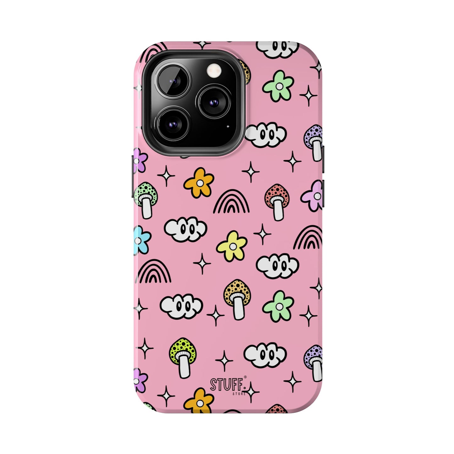 Pixie Case | Coque résistante double protection | Pixie Collection - Pink Matte Effect