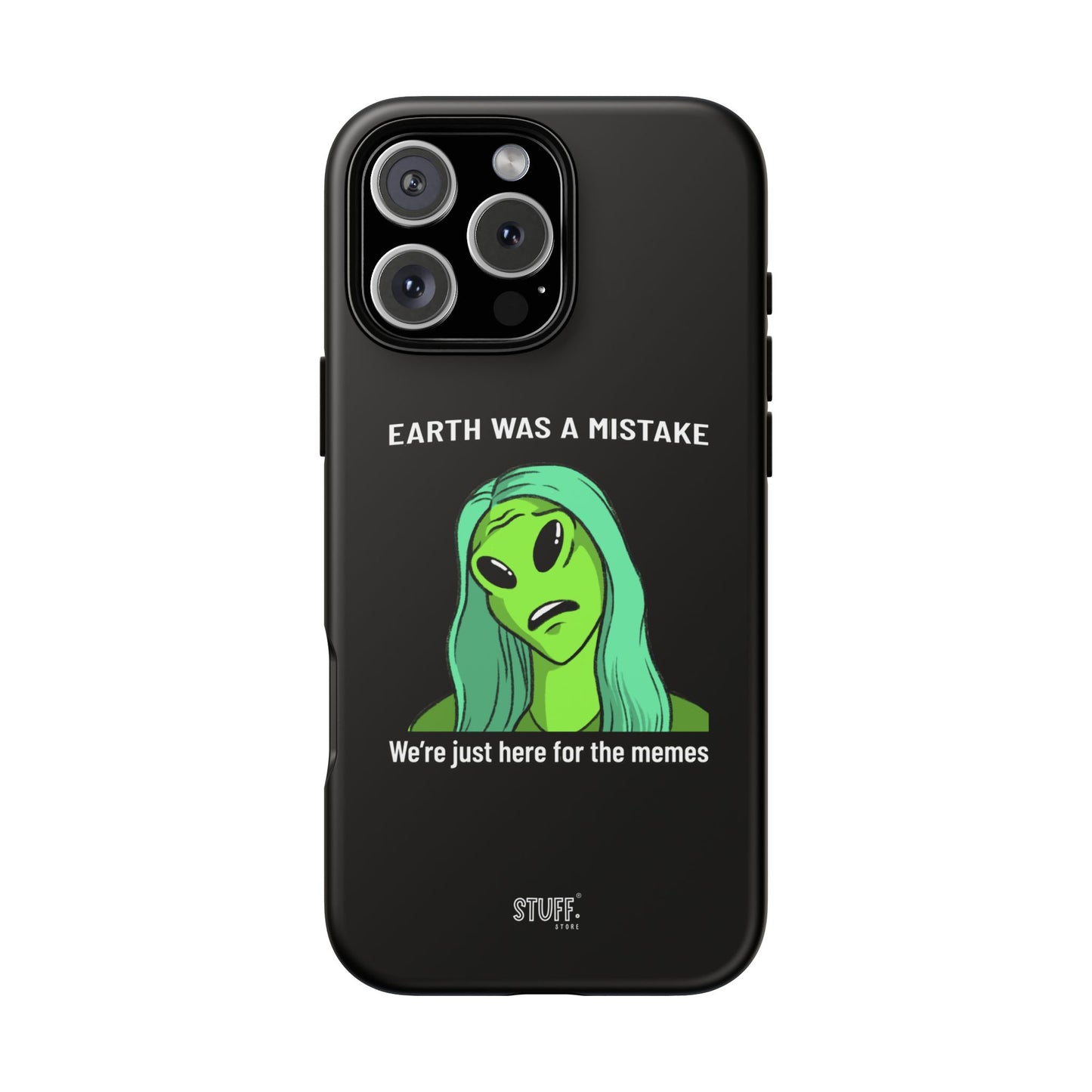 Meme Liking Alien Case | Coque résistante double protection pour les amateurs de Pop Culture