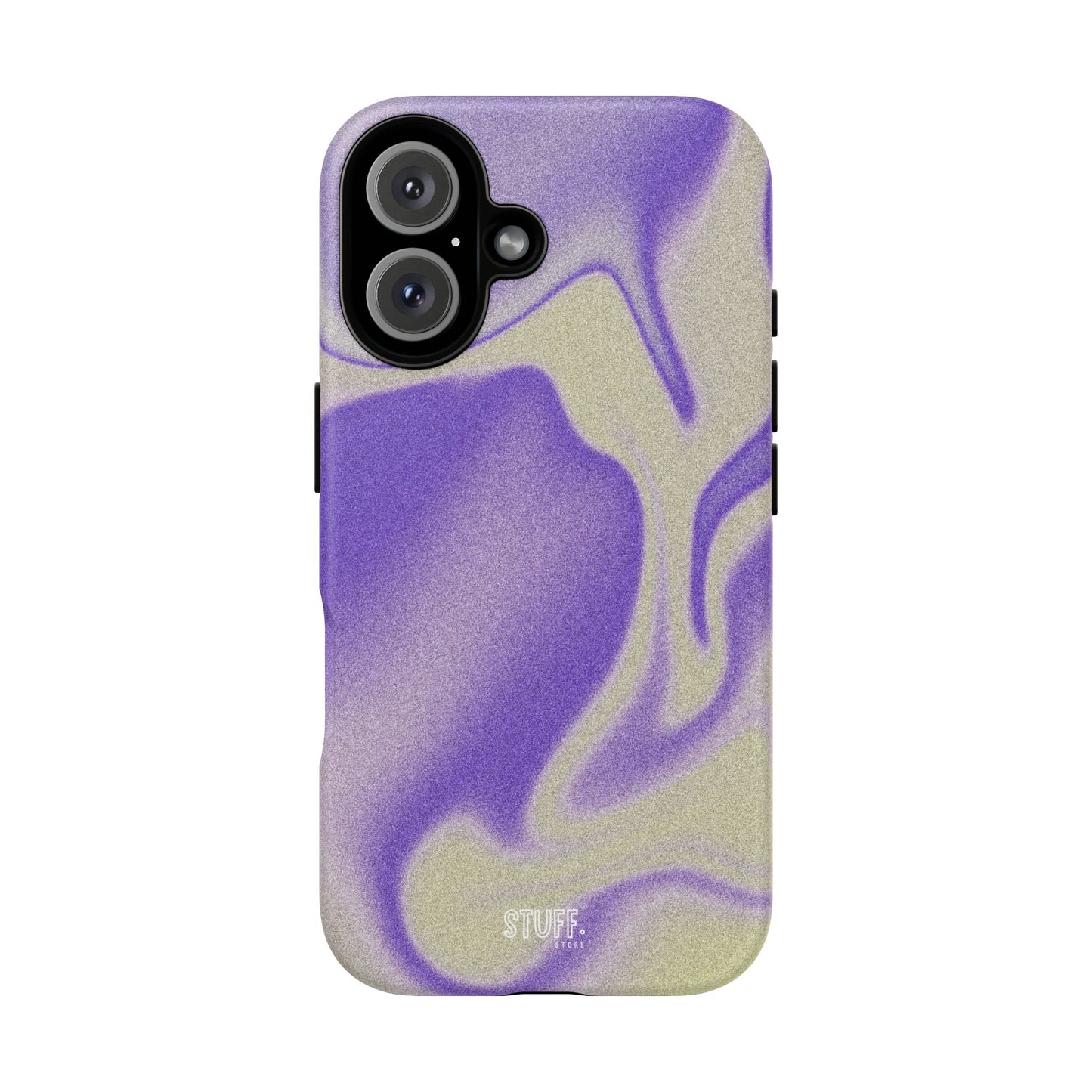 Swirly Case | Coque résistante double protection - Motif vague pourpre