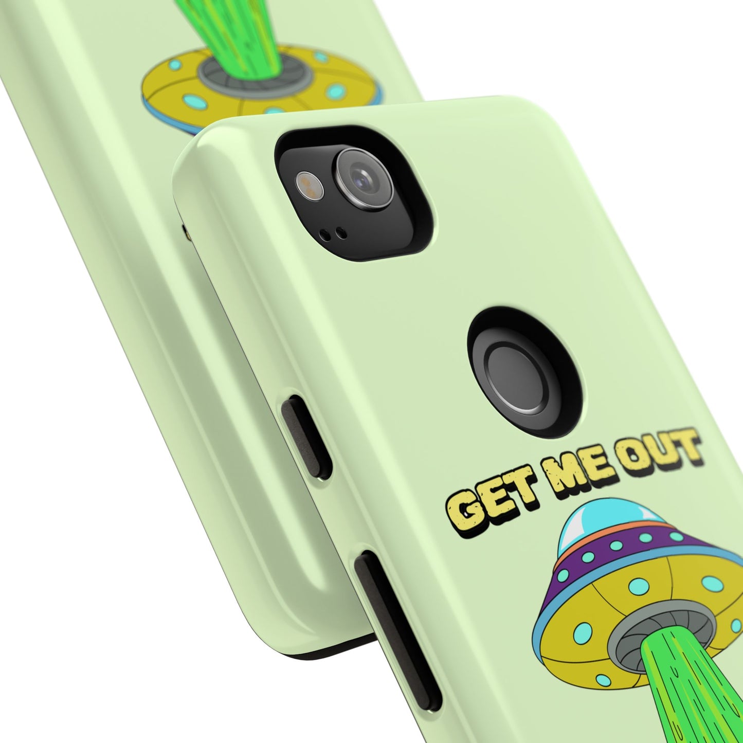 Get Me Out of Here | Coque résistante anti-choc — Vert Menthe