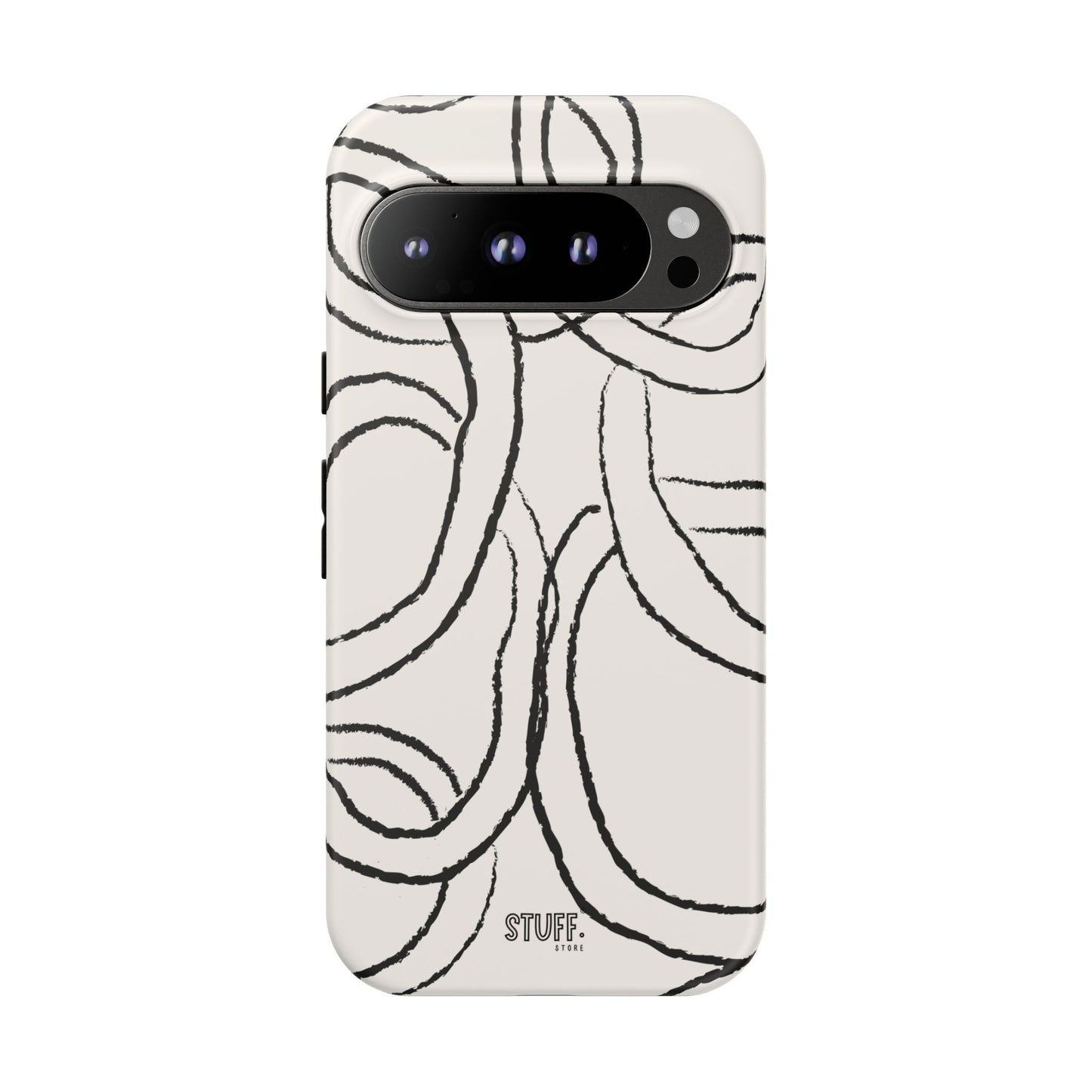 Doodly Case | Coque résistante double protection avec Design Gribouillis Minimaliste