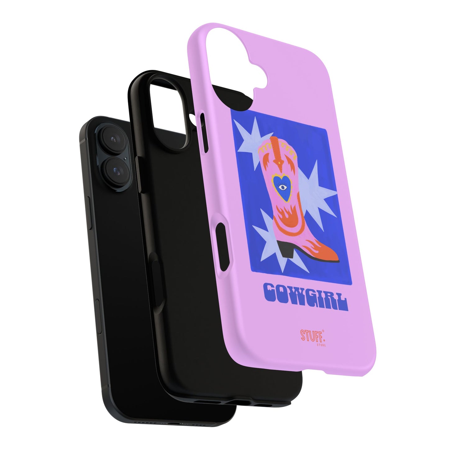 Cowgirl Case | Cose résistante double protection avec Design Western