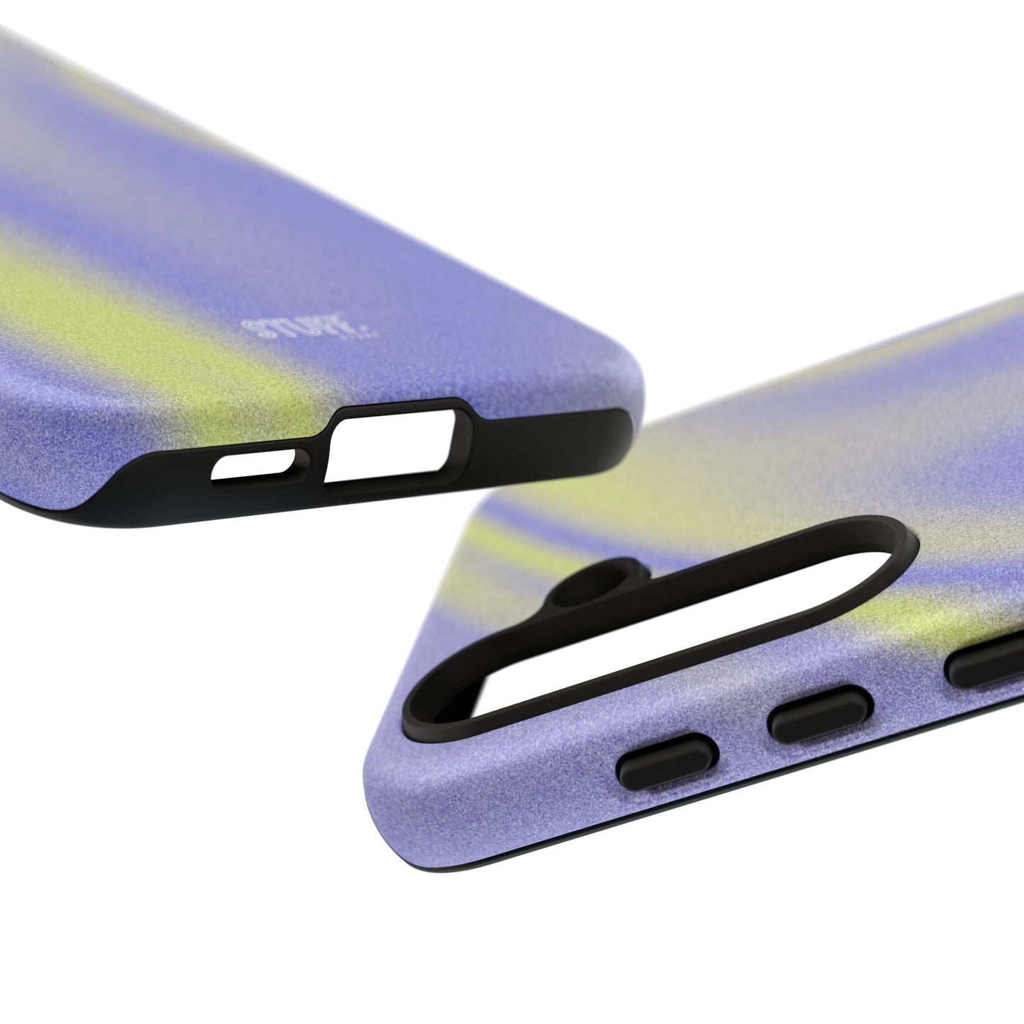 Vibrant Case | Coque résistante double protection anti-choc - Violet & Jaune