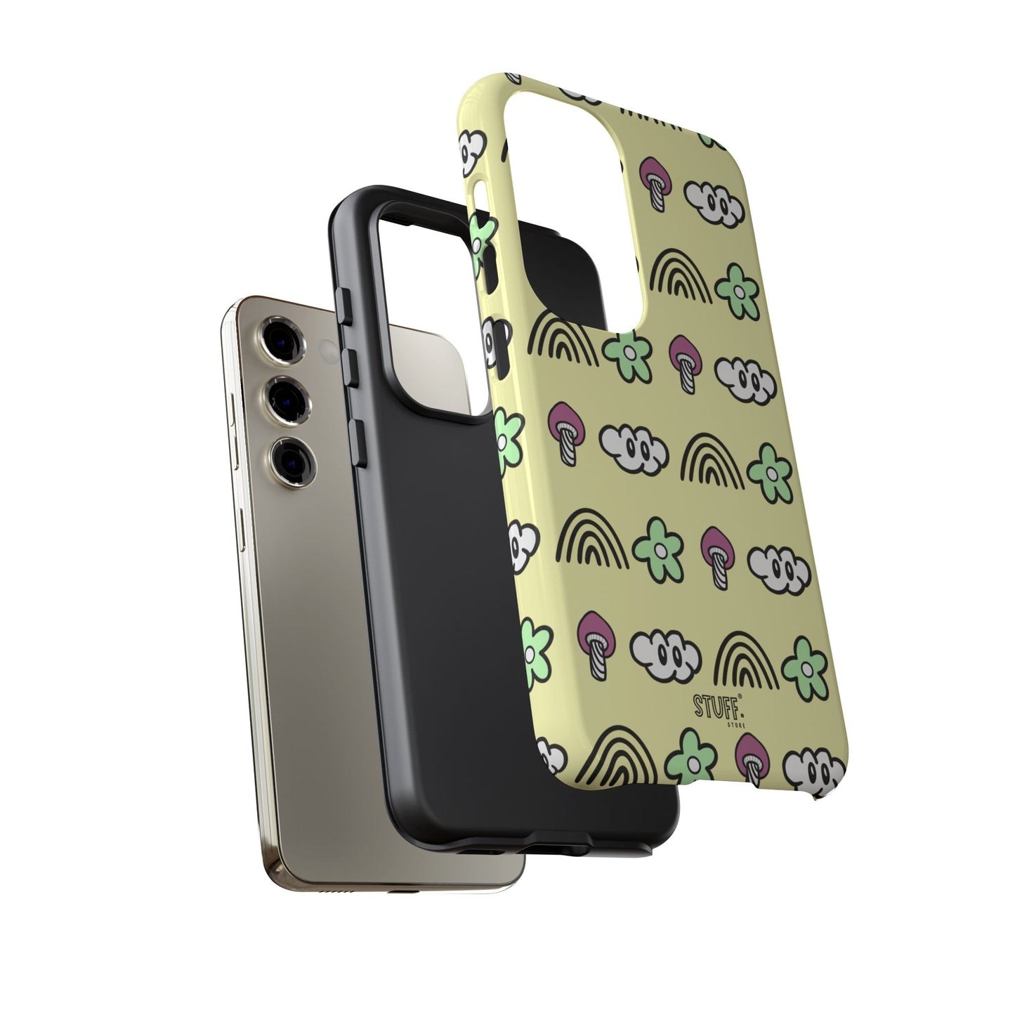 Pixie Case | Coque résistante double protection — Collection Pixie — Jaune