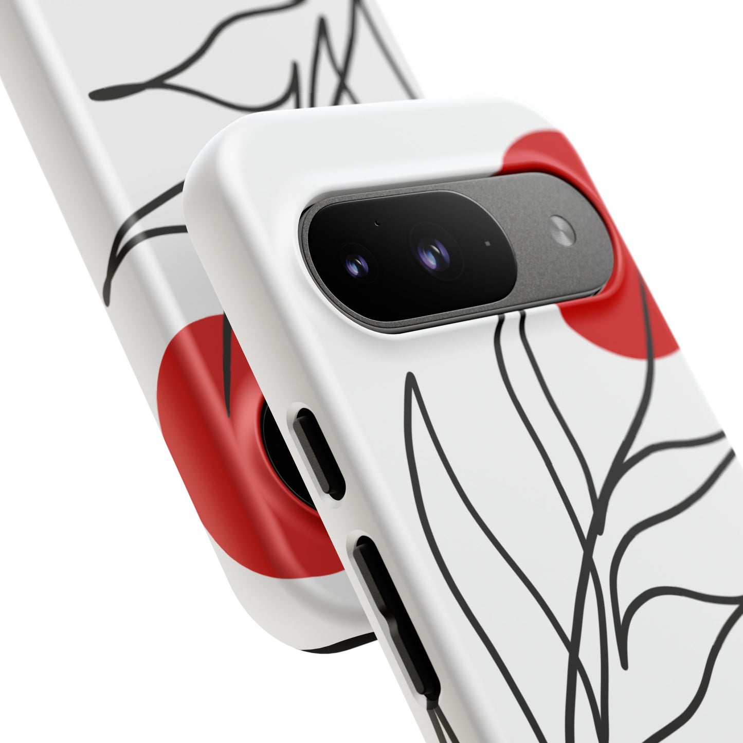 Red Sun Case | Coque résistante double protection avec Design Minimaliste