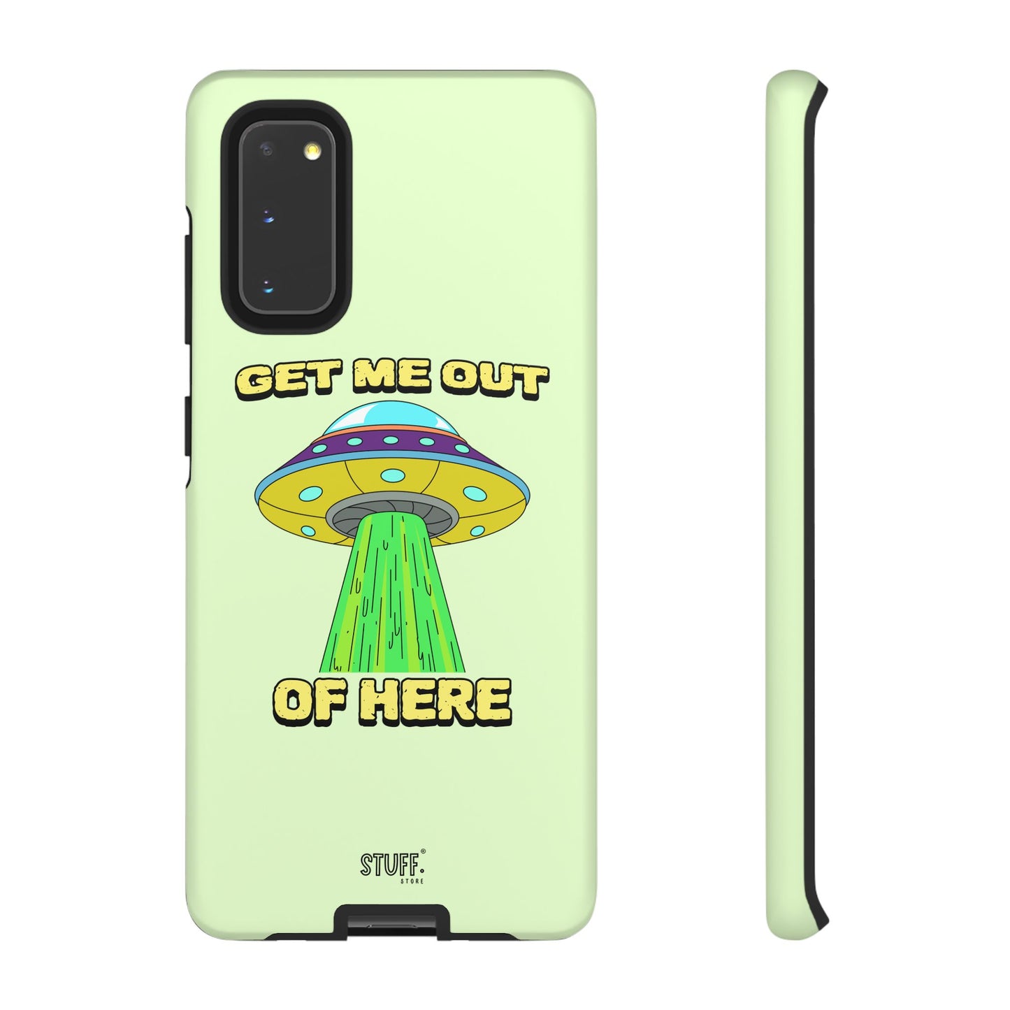 Get Me Out of Here | Coque résistante anti-choc — Vert Menthe