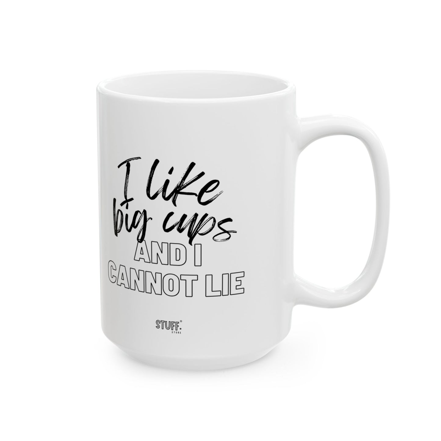 Big Cup | Mug en céramique avec phrase drôle — 440ml