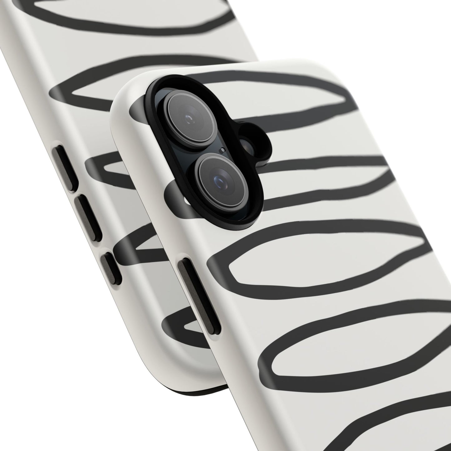 Loopy Case | Coque résistante double protection - Motif cercles abstraits