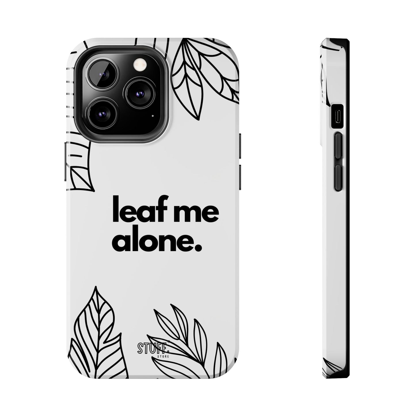 Leaf Me Case | Coque résistante double protection avec design minimaliste