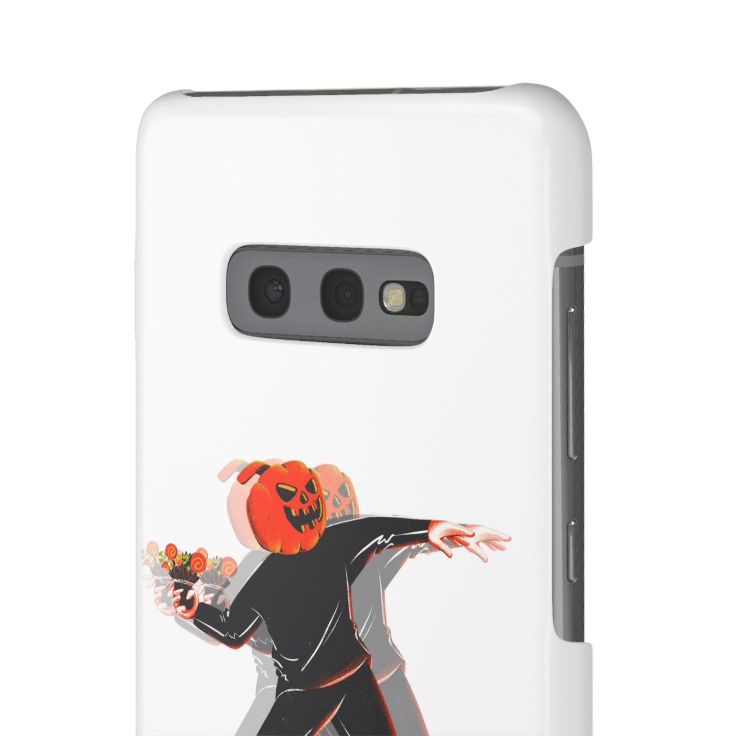 Pumpksy | Coque snap légère et résistante inspiration Banksy – Blanc