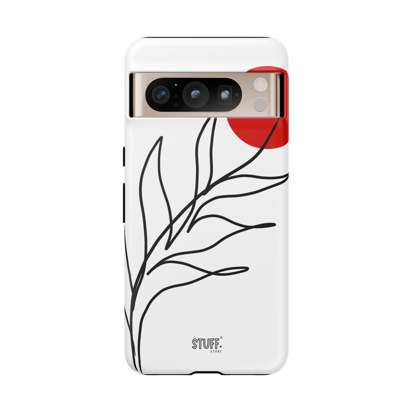 Red Sun Case | Coque résistante double protection avec Design Minimaliste