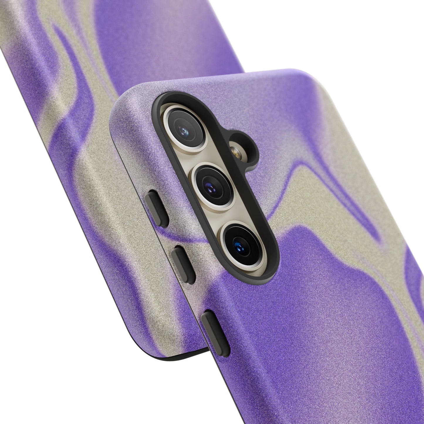 Swirly Case | Coque résistante double protection - Motif vague pourpre