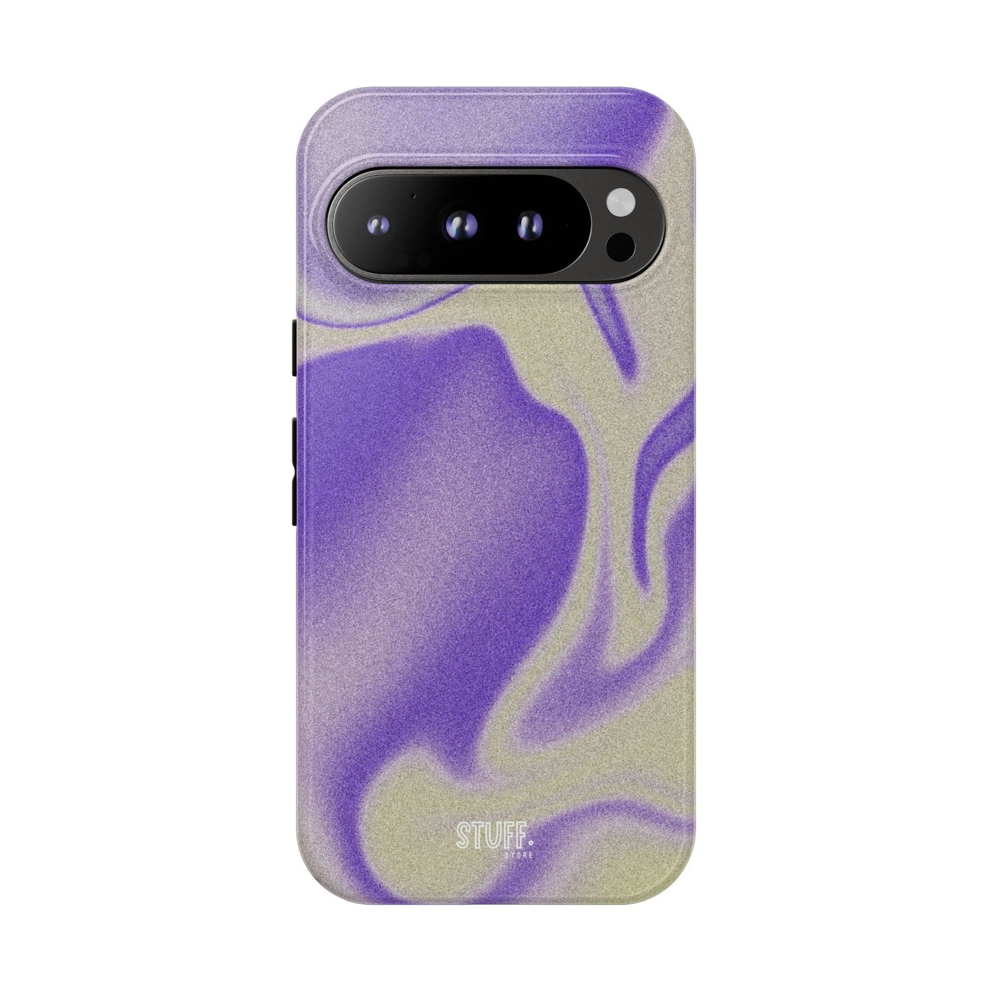 Swirly Case | Coque résistante double protection - Motif vague pourpre