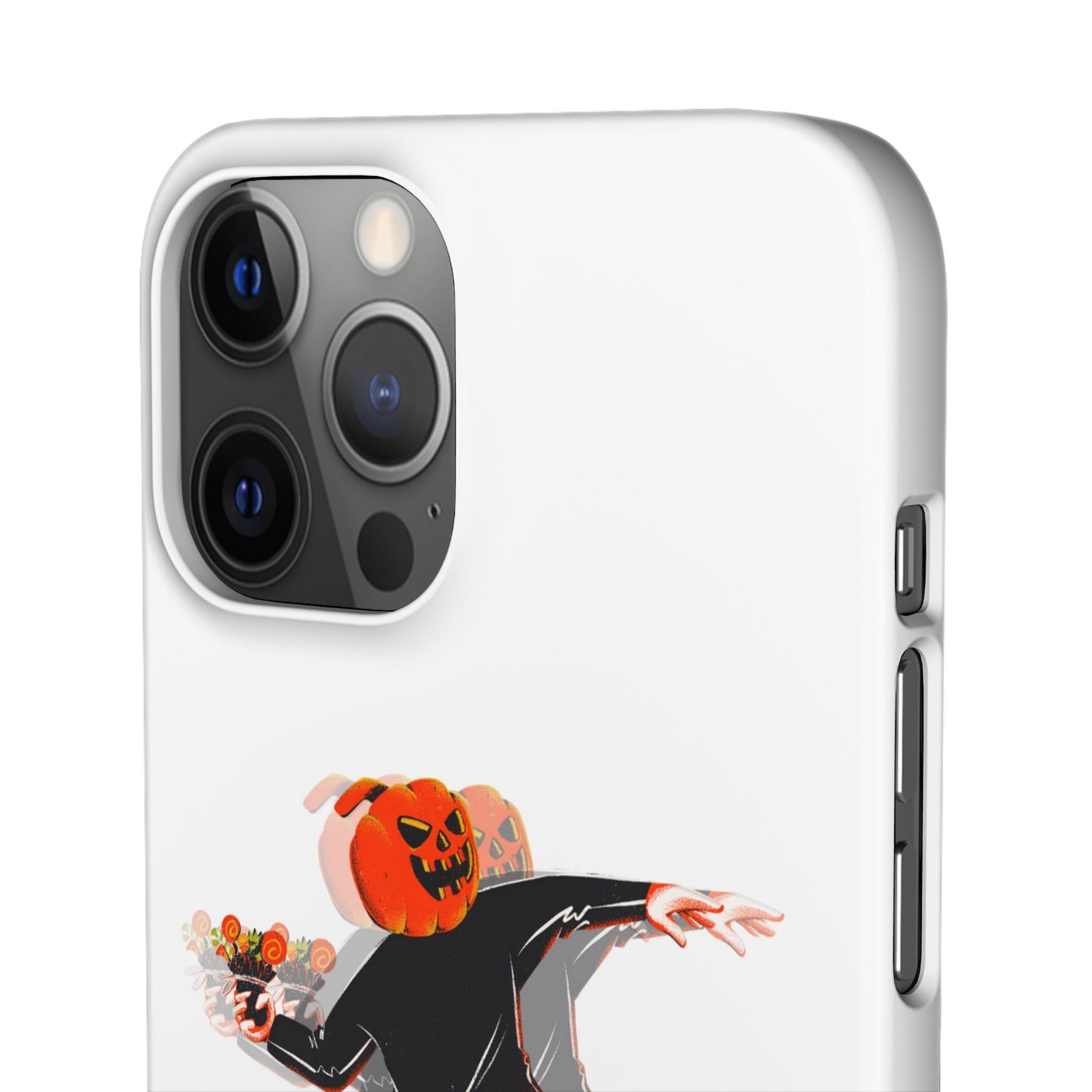 Pumpksy | Coque snap légère et résistante inspiration Banksy – Blanc