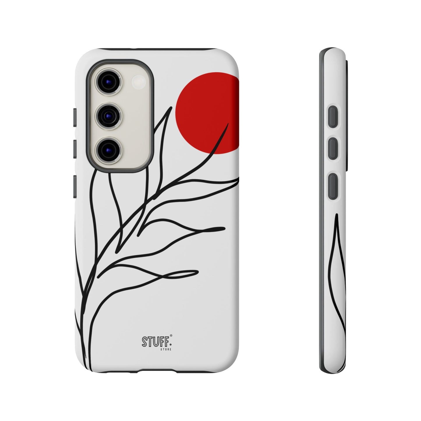Red Sun Case | Coque résistante double protection avec Design Minimaliste