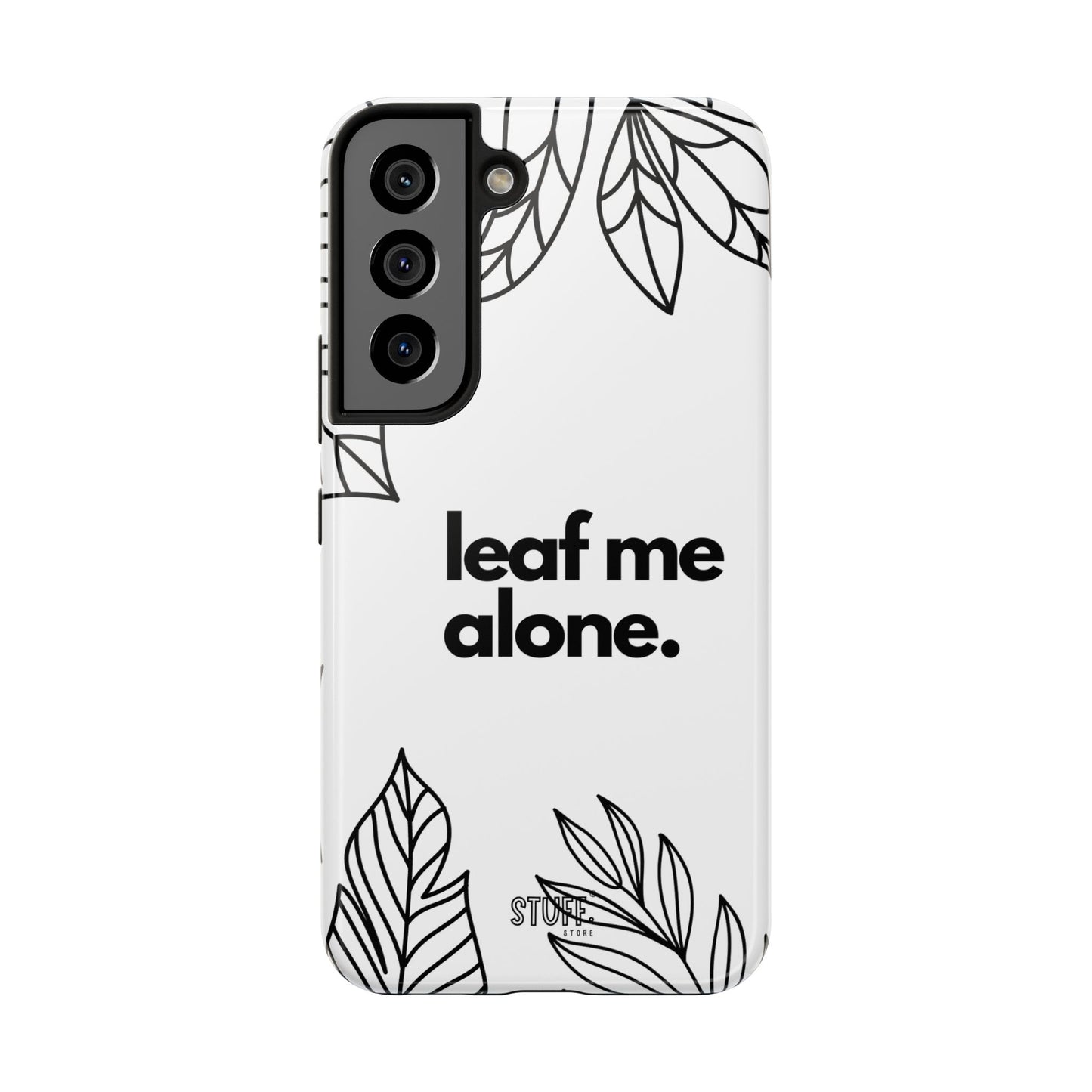 Leaf Me Case | Coque résistante double protection avec design minimaliste