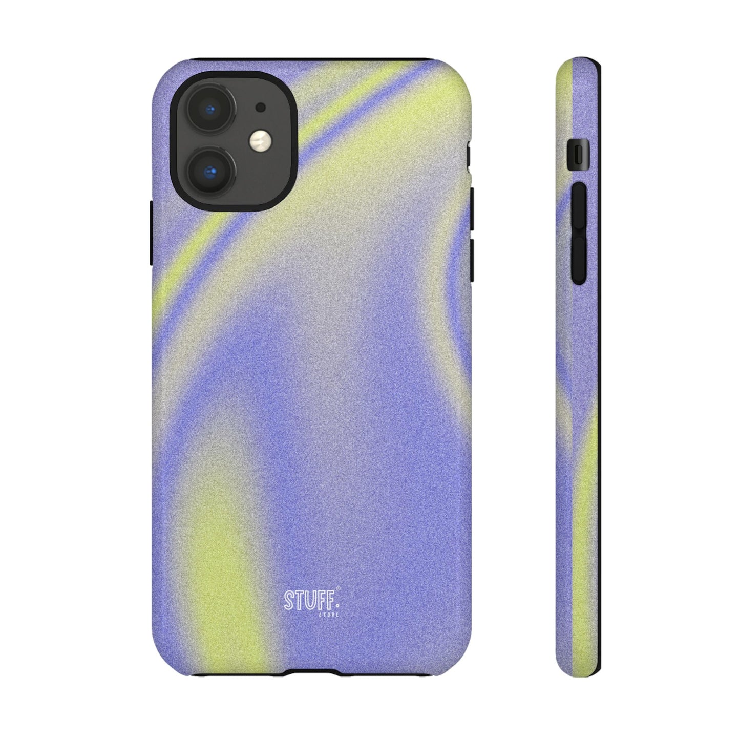 Vibrant Case | Coque résistante double protection anti-choc - Violet & Jaune