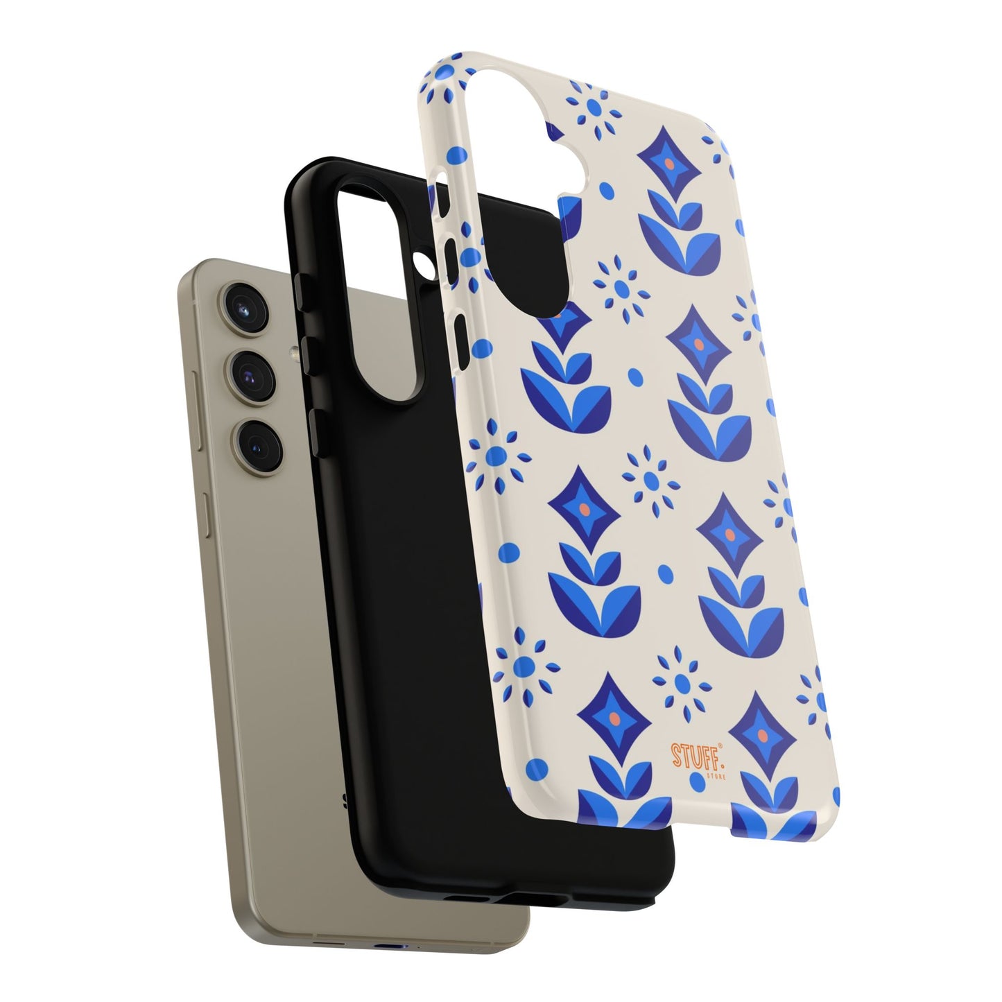 Floral Case | Coque résistante double protection avec Design Fleuri