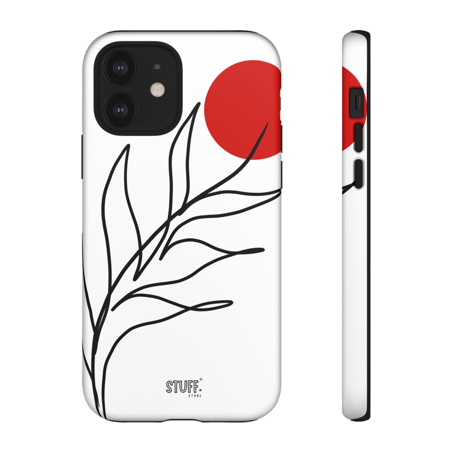 Red Sun Case | Coque résistante double protection avec Design Minimaliste