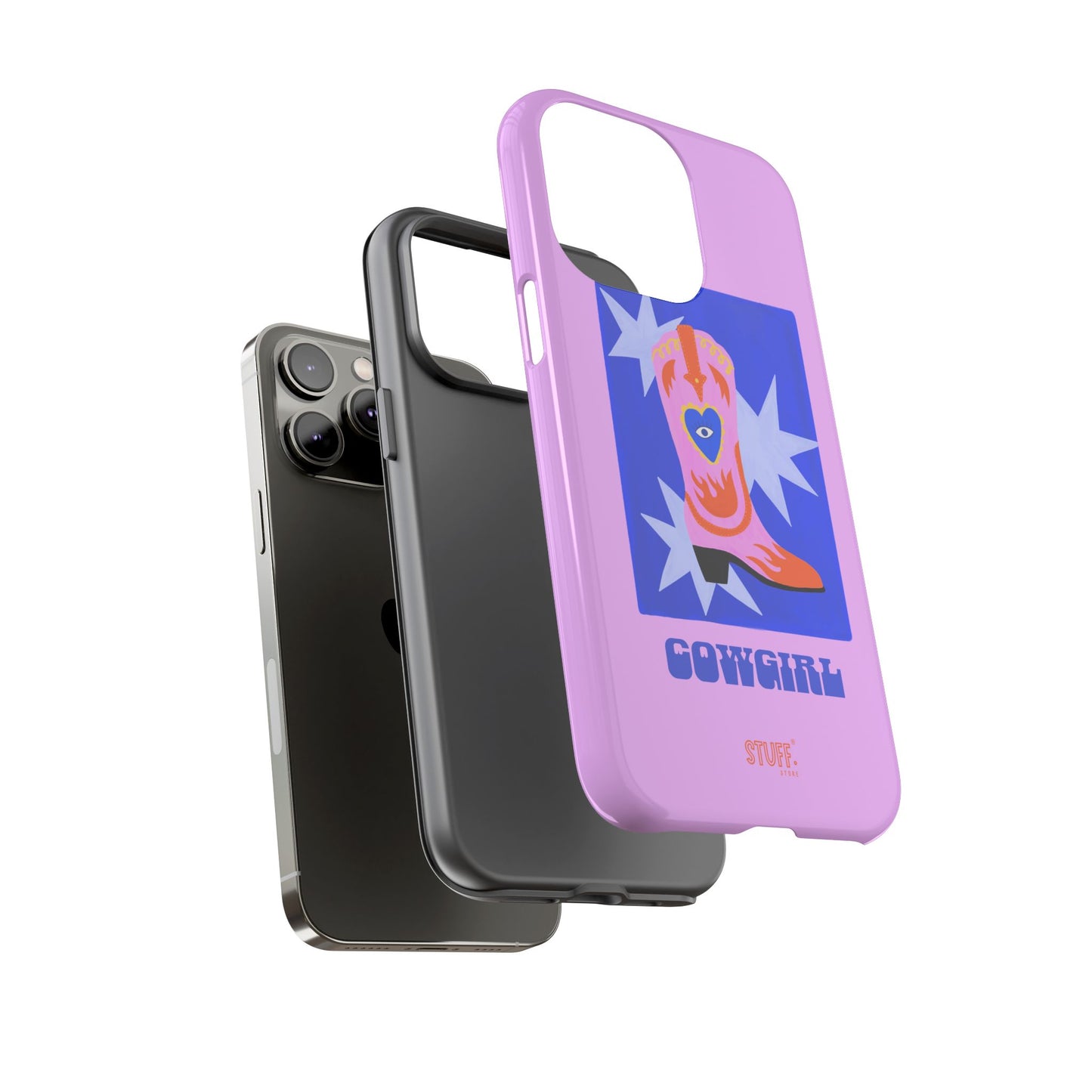 Cowgirl Case | Cose résistante double protection avec Design Western