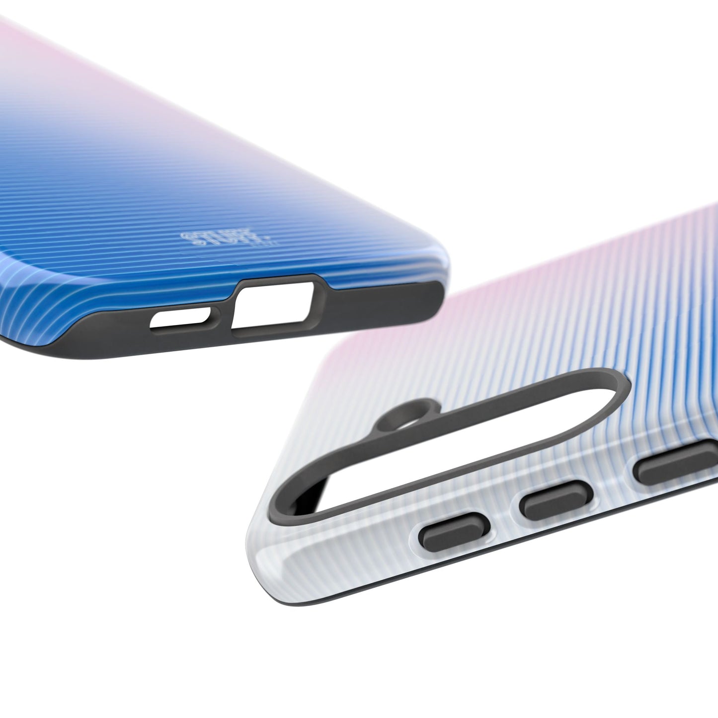 Gradient Case | Coque résistante double protection anti-choc - Dégradé Bleu & Rose