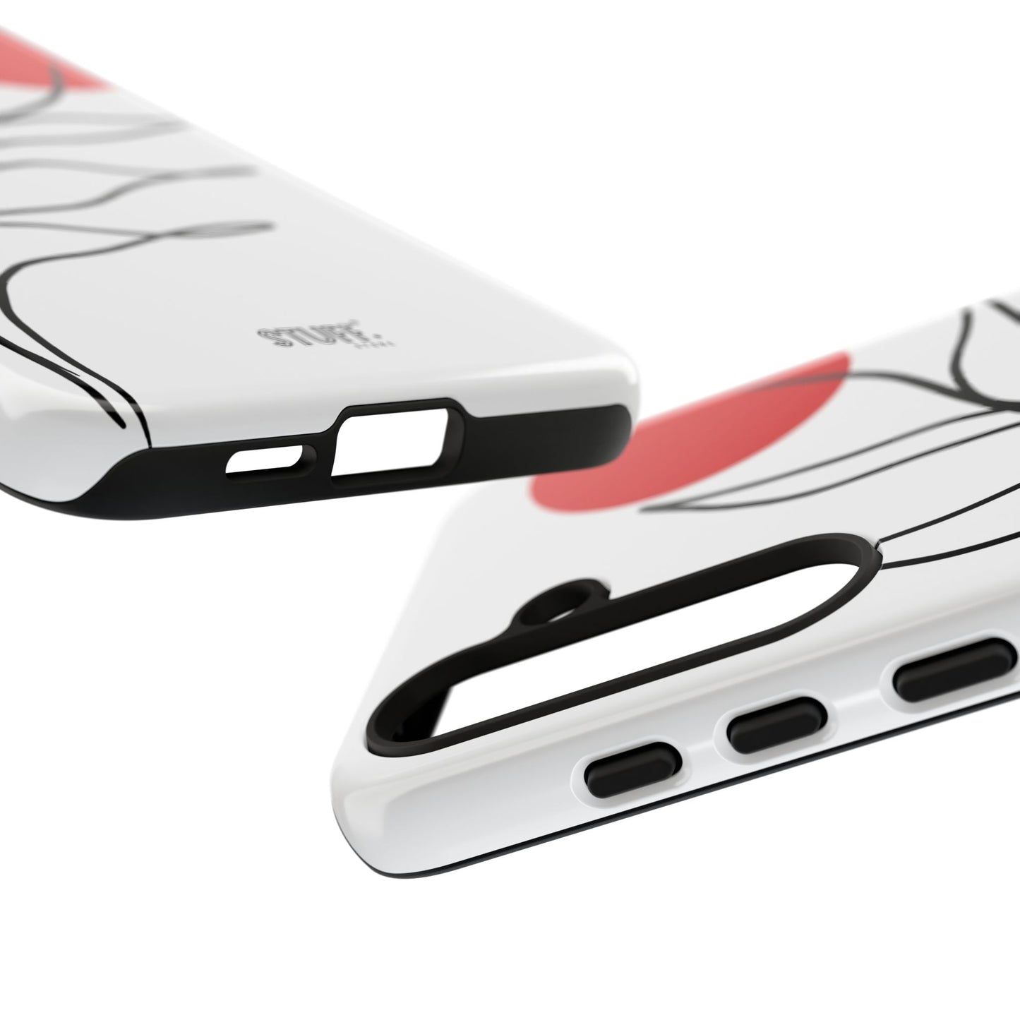 Red Sun Case | Coque résistante double protection avec Design Minimaliste
