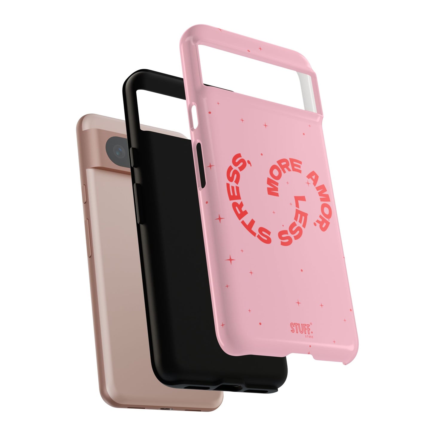 More Amor Case | Coque résistante double protection avec phrase Bienveillante