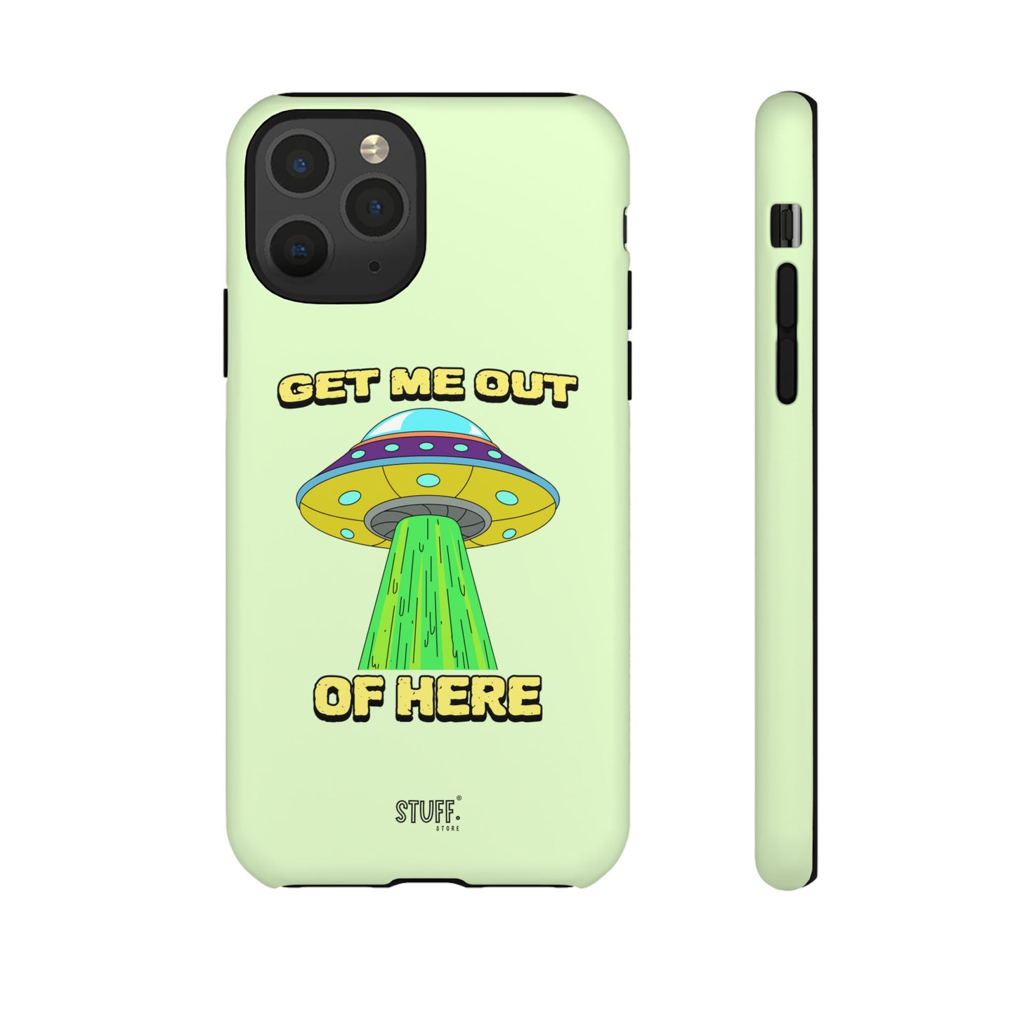 Get Me Out of Here | Coque résistante anti-choc — Vert Menthe