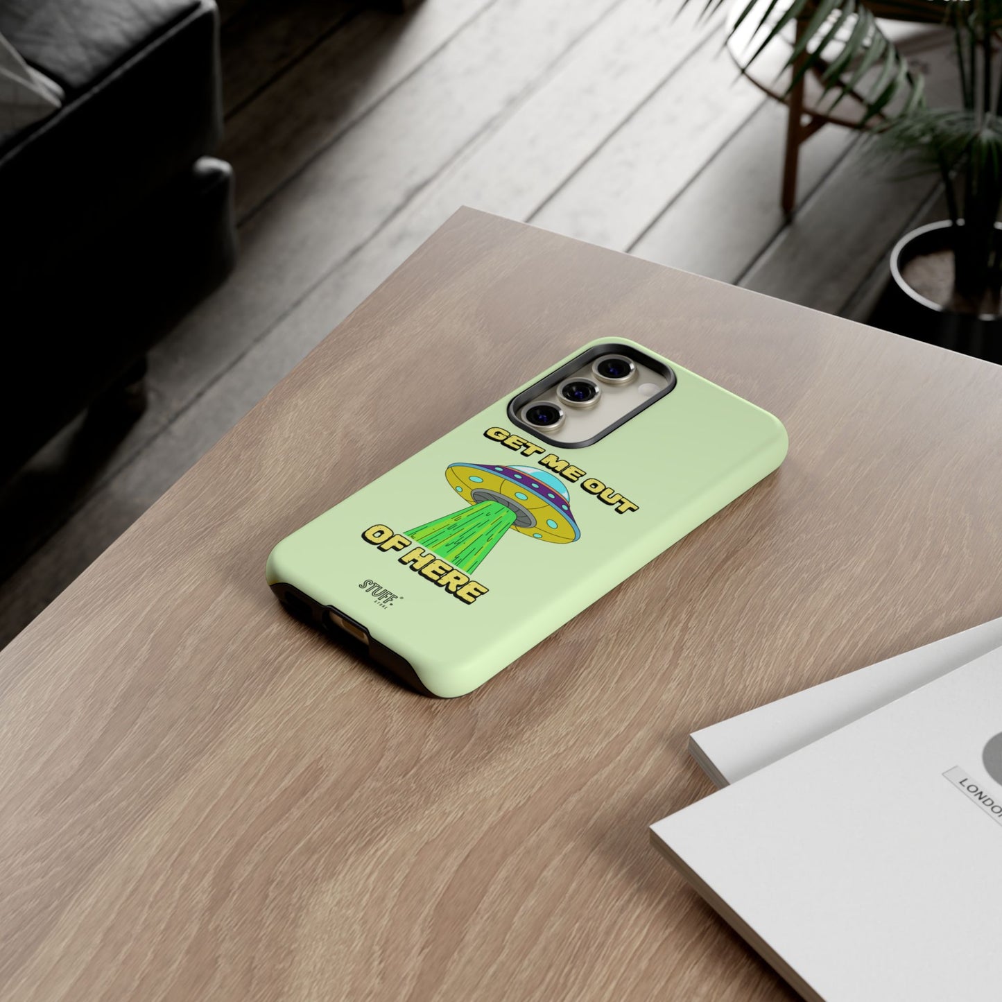 Get Me Out of Here | Coque résistante anti-choc — Vert Menthe