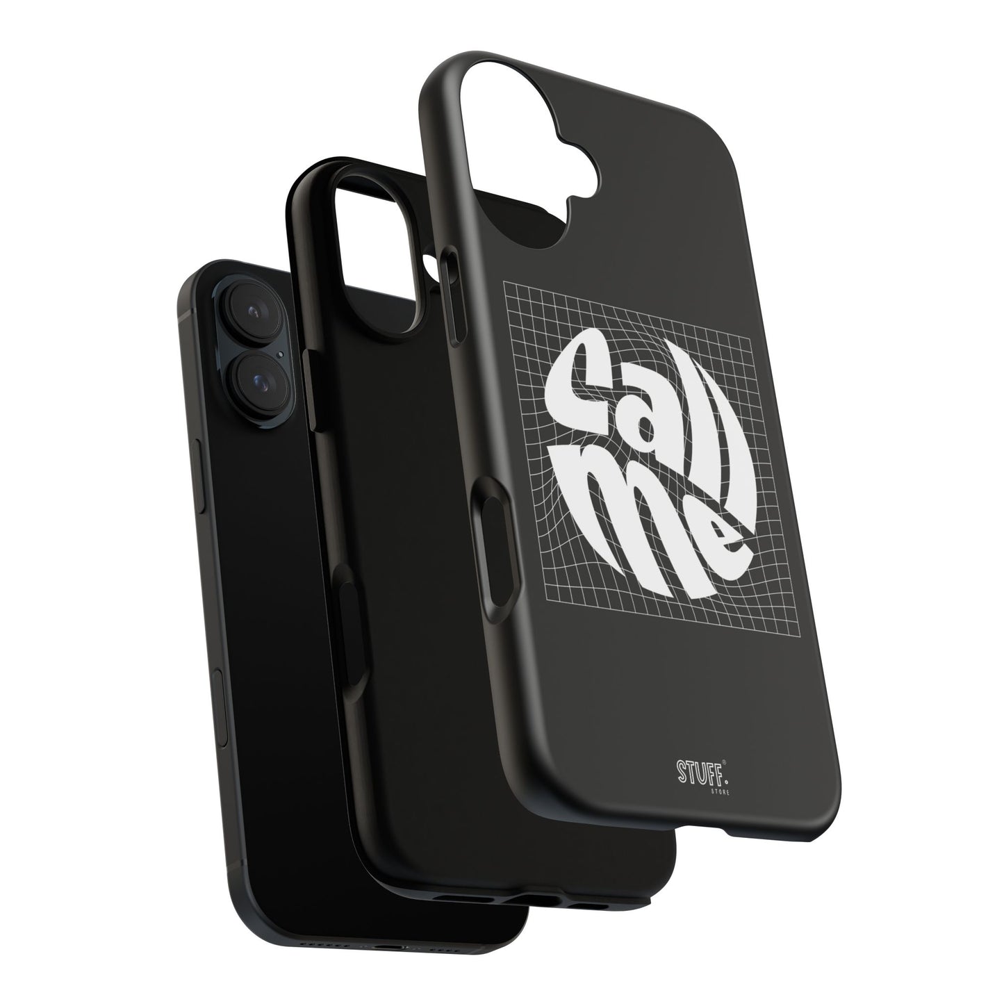 Call Me Case | Coque résistante double protection - Noir Effet Mat