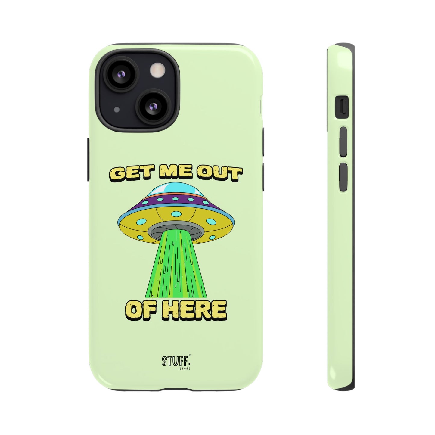 Get Me Out of Here | Coque résistante anti-choc — Vert Menthe