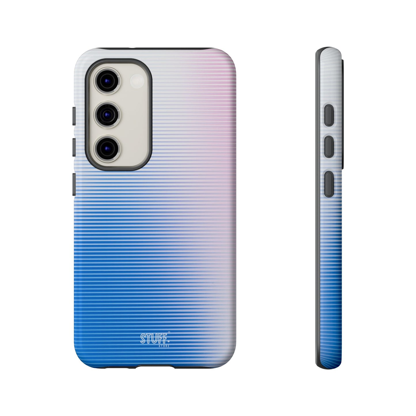 Gradient Case | Coque résistante double protection anti-choc - Dégradé Bleu & Rose