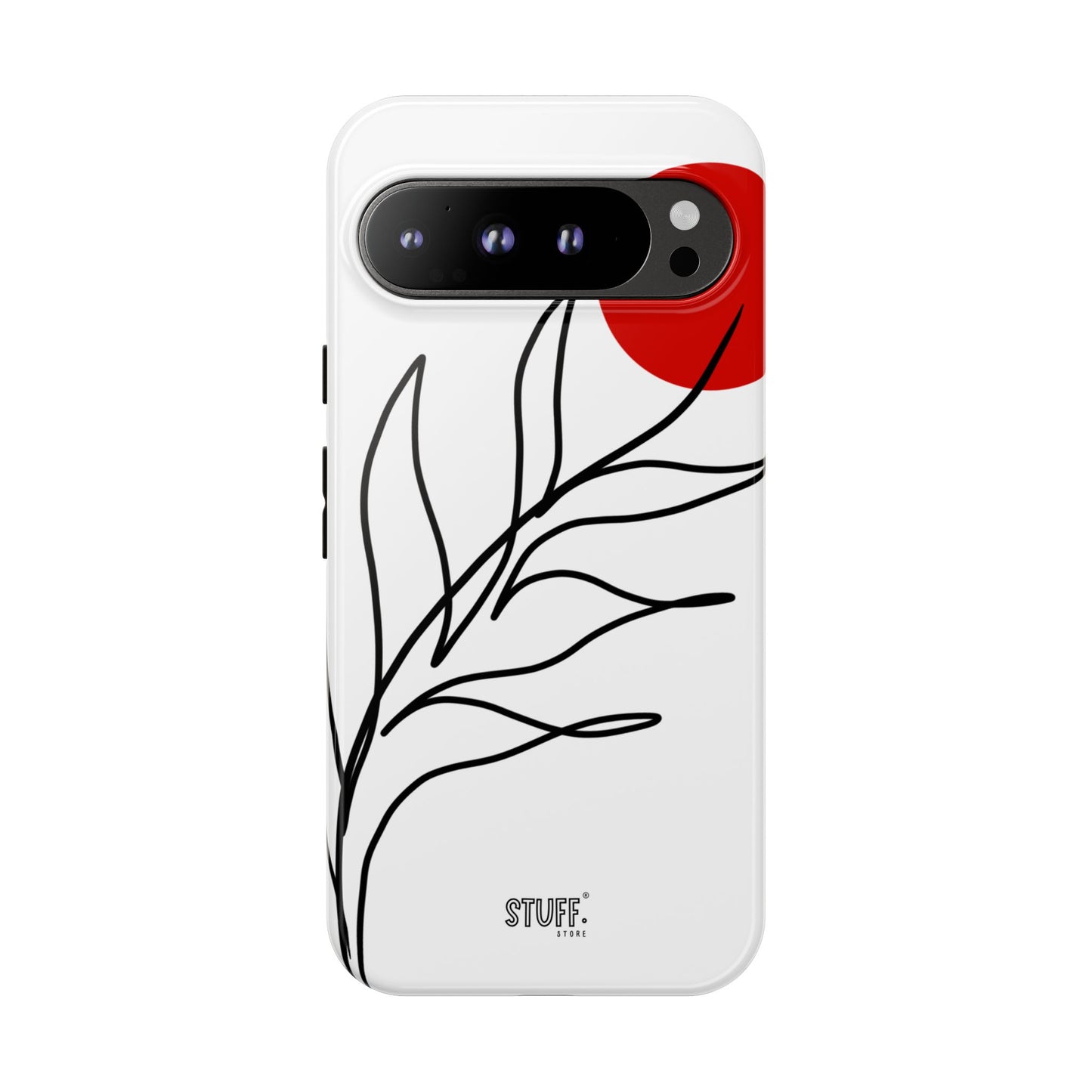 Red Sun Case | Coque résistante double protection avec Design Minimaliste