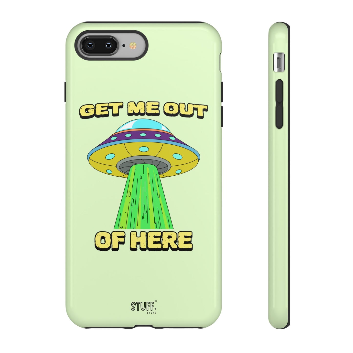 Get Me Out of Here | Coque résistante anti-choc — Vert Menthe