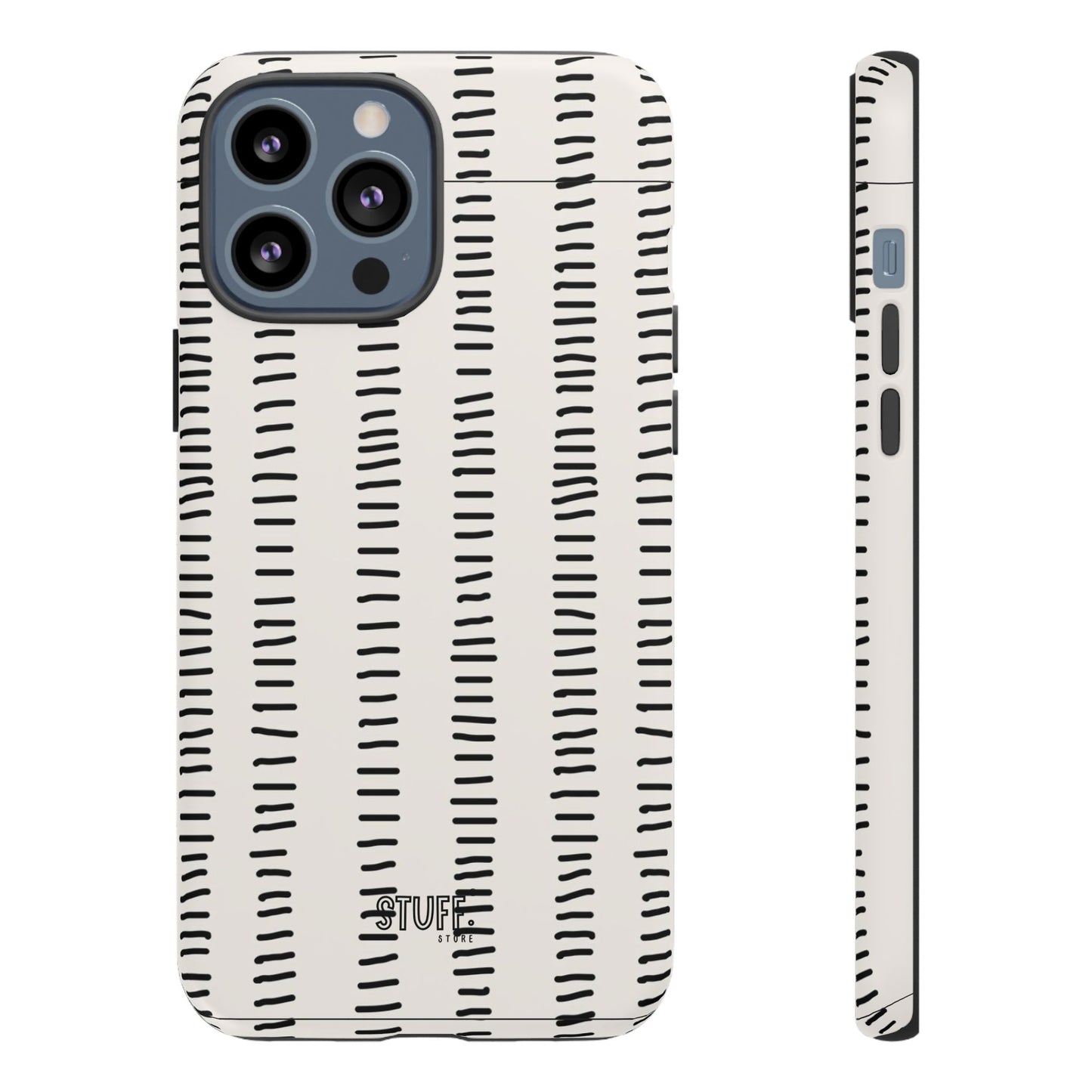 Striped Case | Coque résistante double protection antichoc - Design Minimaliste