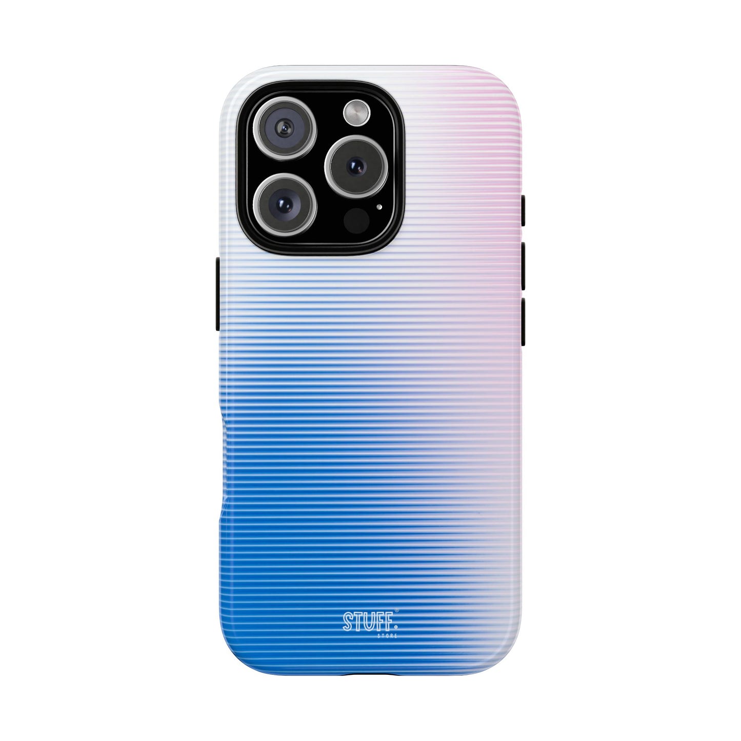 Gradient Case | Coque résistante double protection anti-choc - Dégradé Bleu & Rose