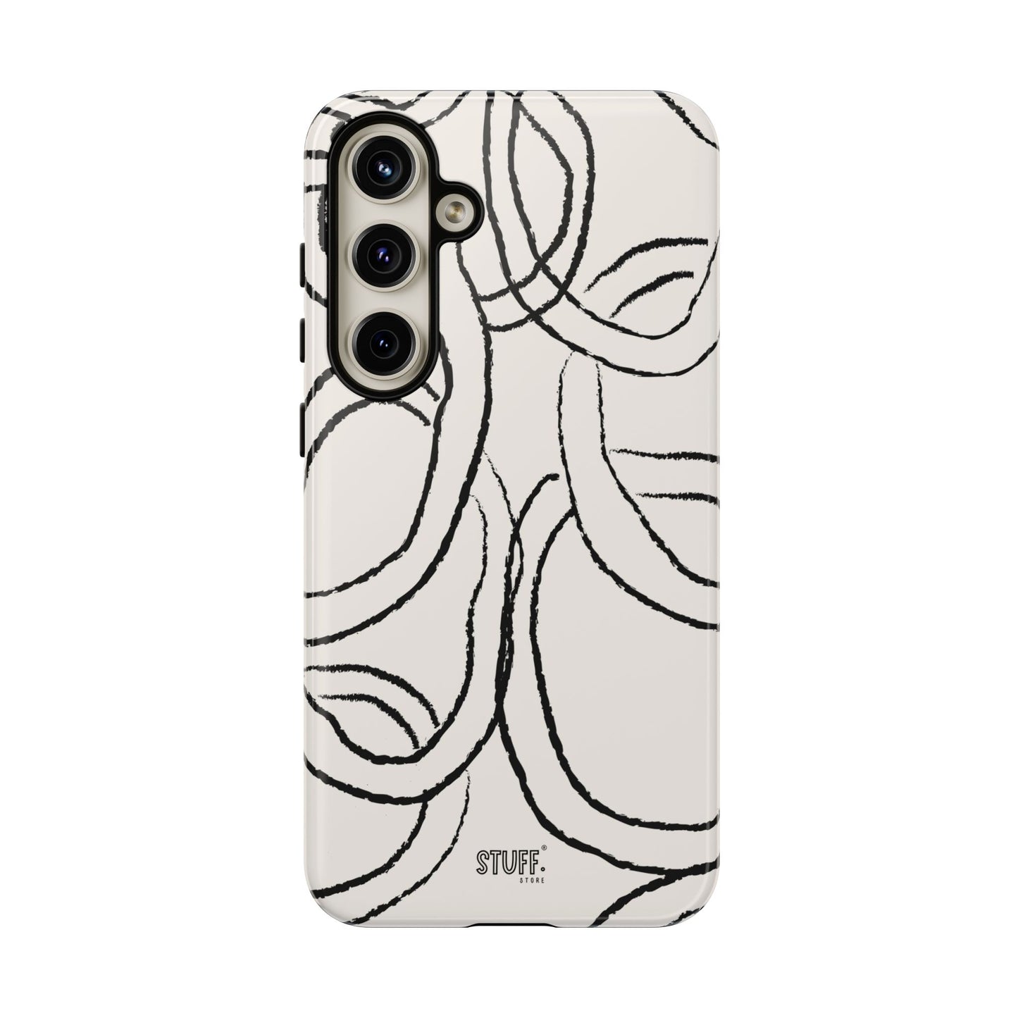 Doodly Case | Coque résistante double protection avec Design Gribouillis Minimaliste
