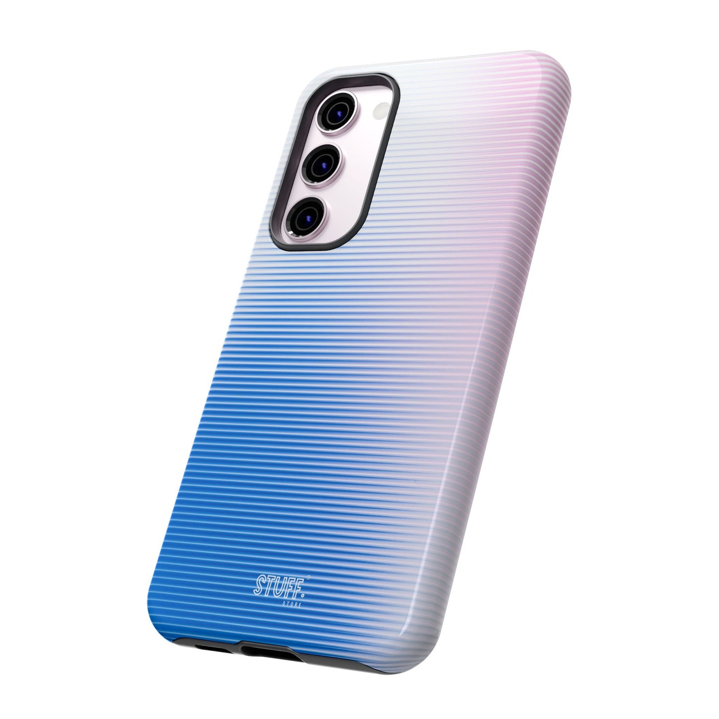 Gradient Case | Coque résistante double protection anti-choc - Dégradé Bleu & Rose