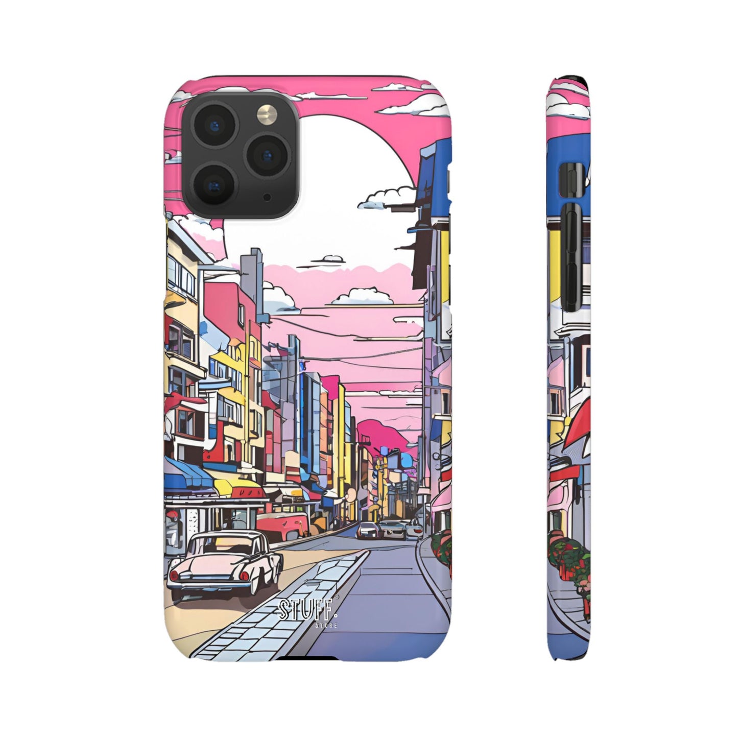 Pop Art Sunset | Coque snap légère et résistante inspiration Lichtenstein