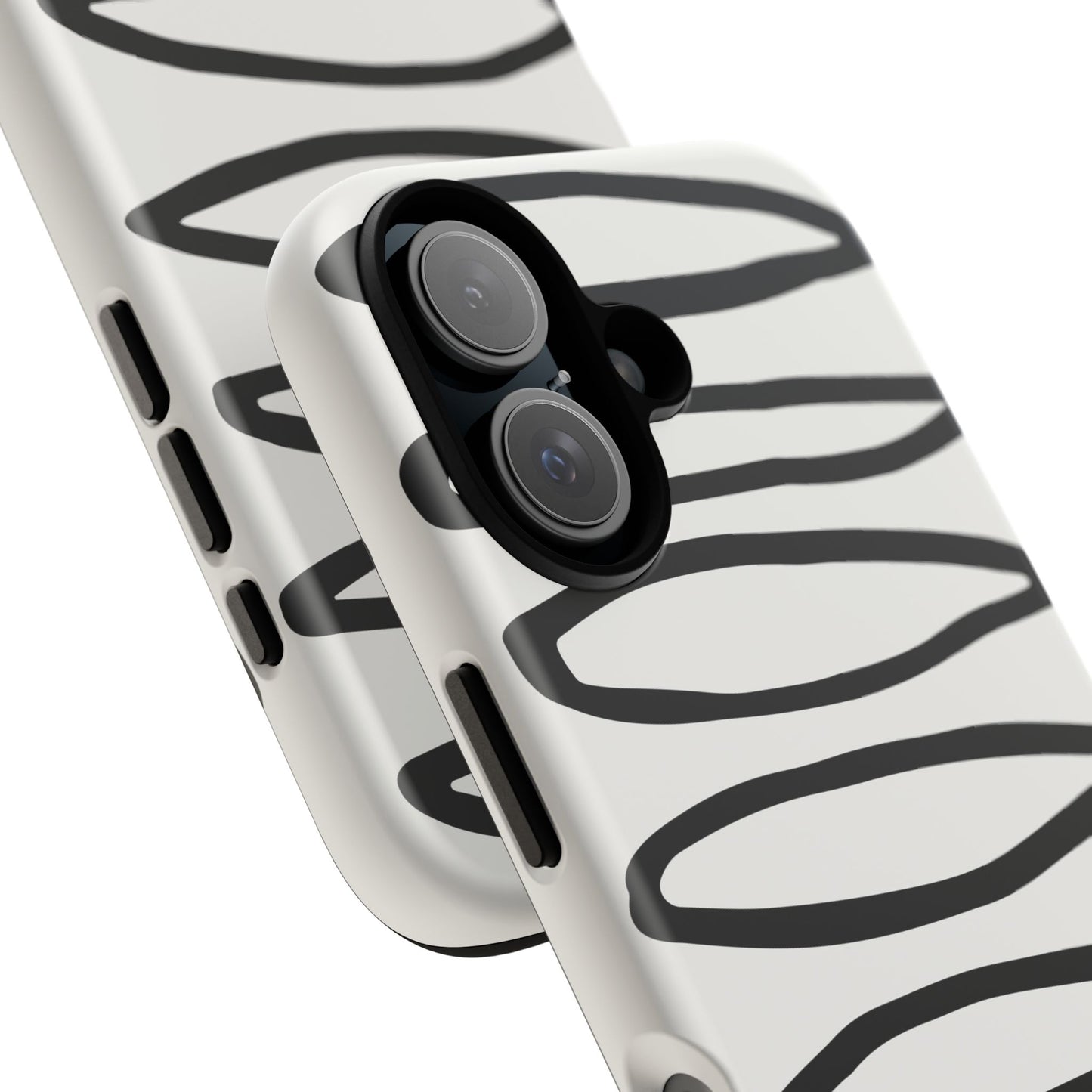Loopy Case | Coque résistante double protection - Motif cercles abstraits