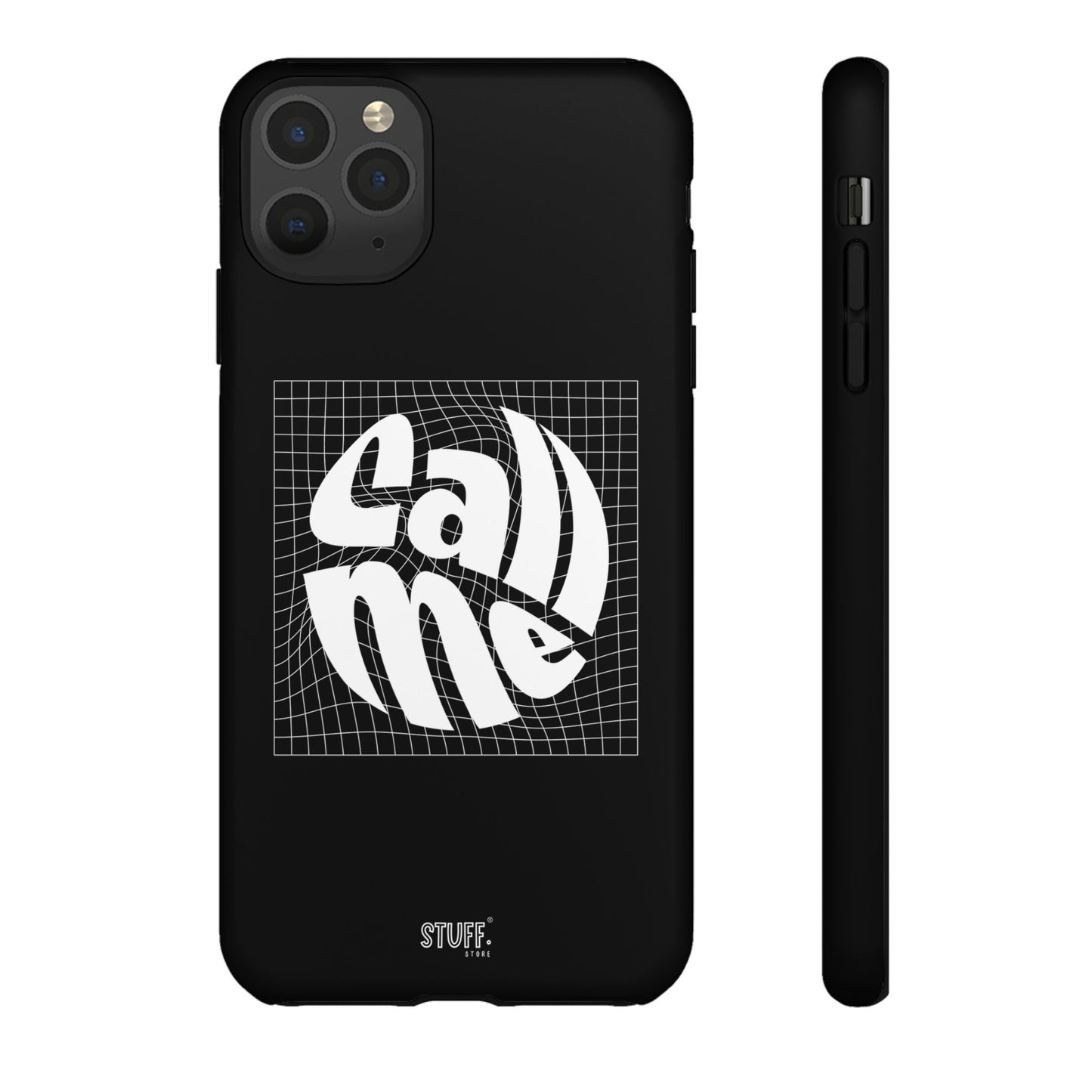 Call Me Case | Coque résistante double protection - Noir Effet Mat